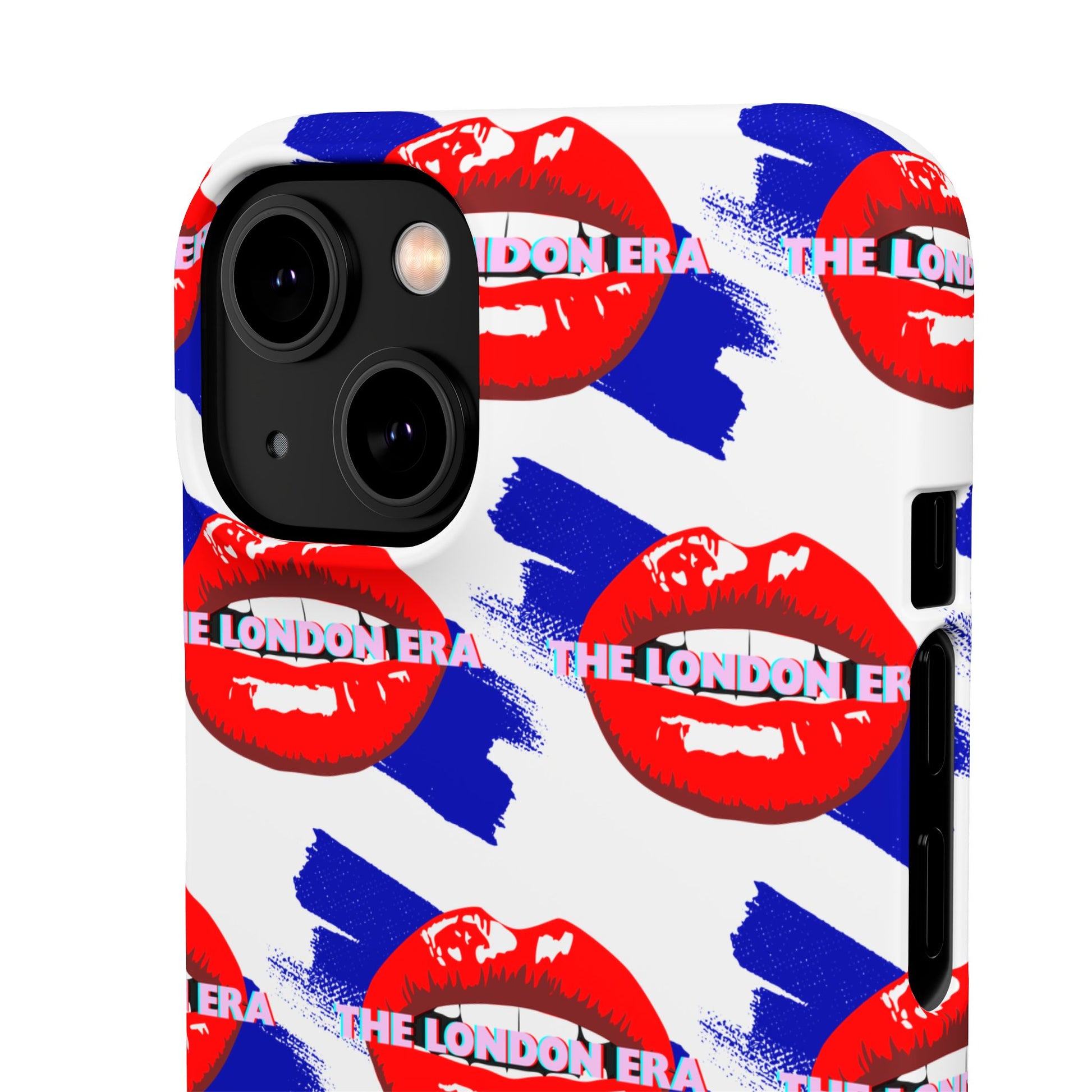 "The London Era" Mobile Snap Case - White