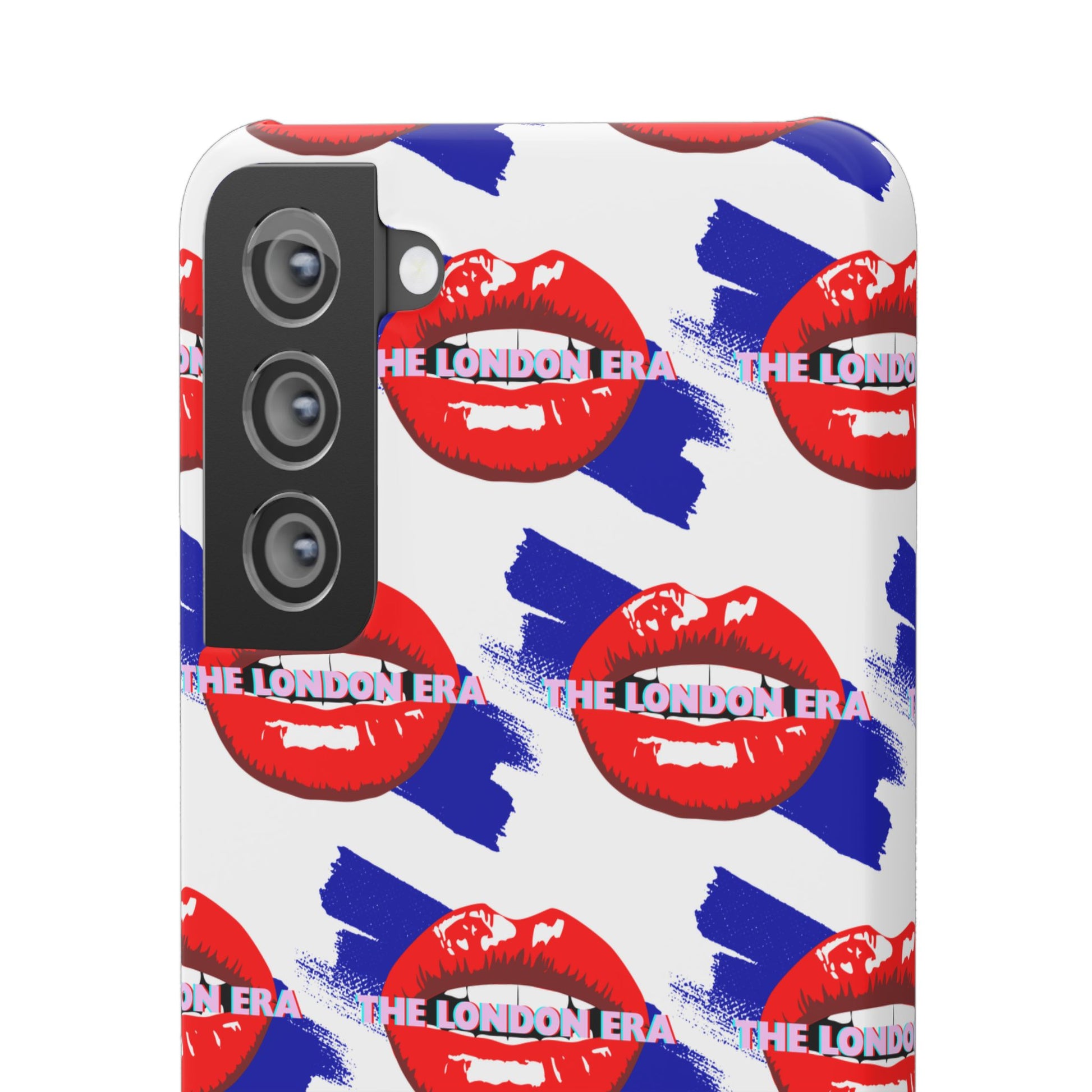 "The London Era" Mobile Snap Case - White