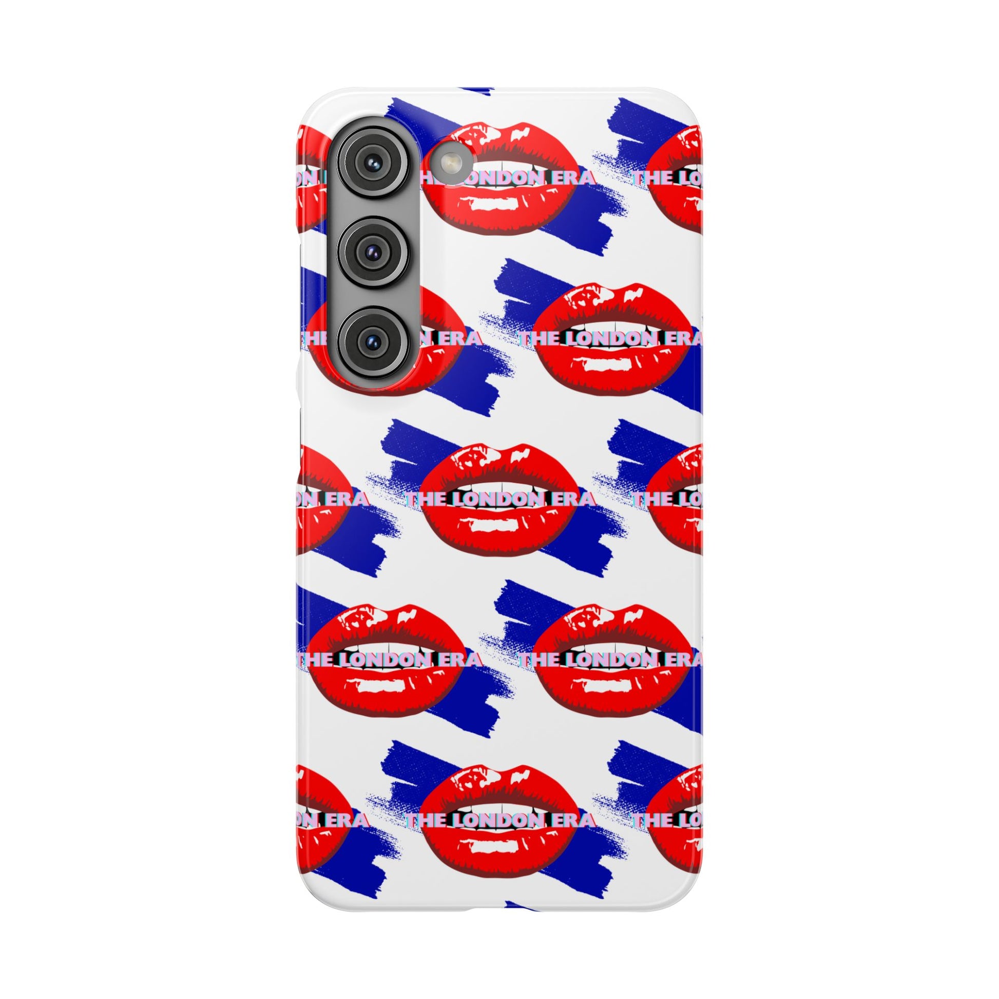 "The London Era" Mobile Snap Case - White