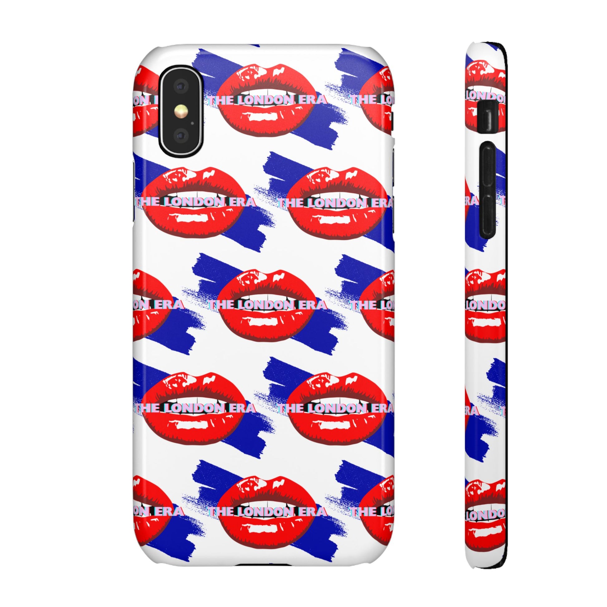 "The London Era" Mobile Snap Case - White