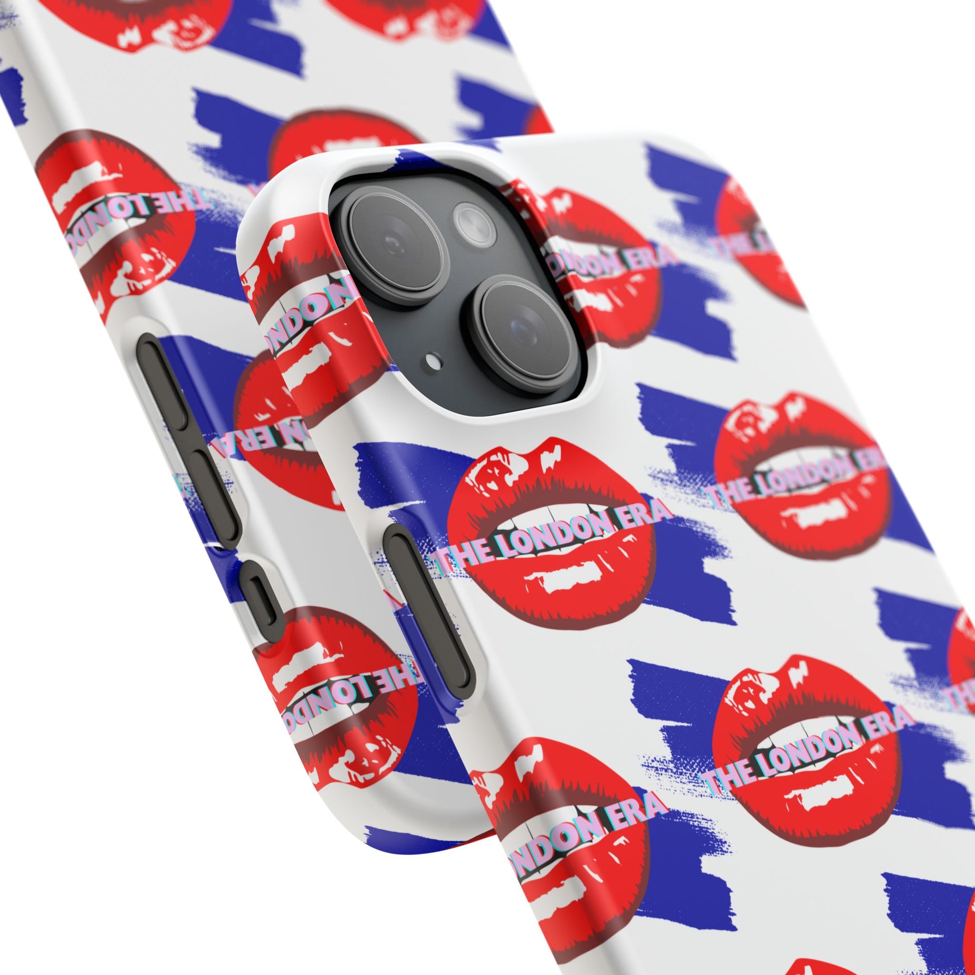 "The London Era" Mobile Snap Case - White