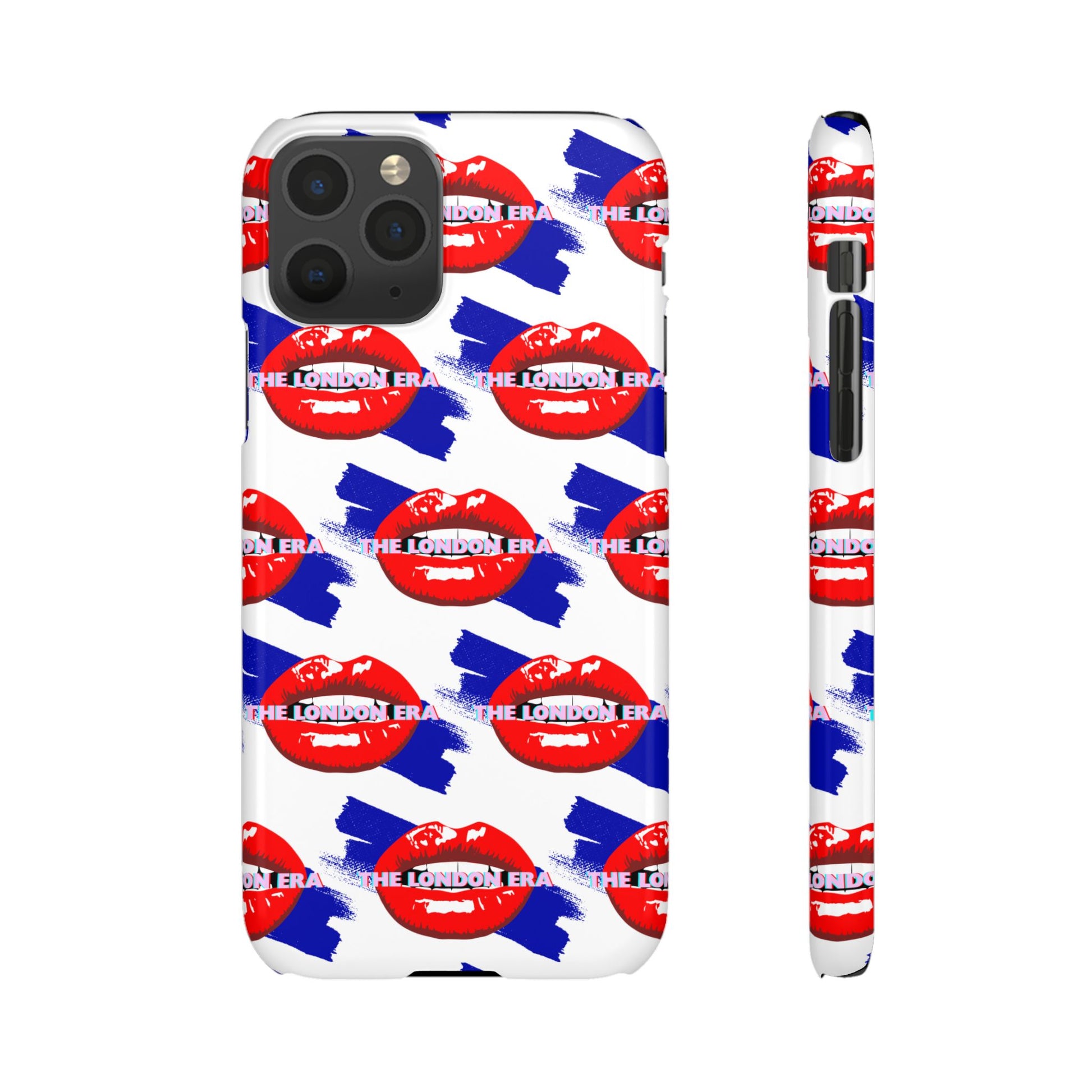 "The London Era" Mobile Snap Case - White