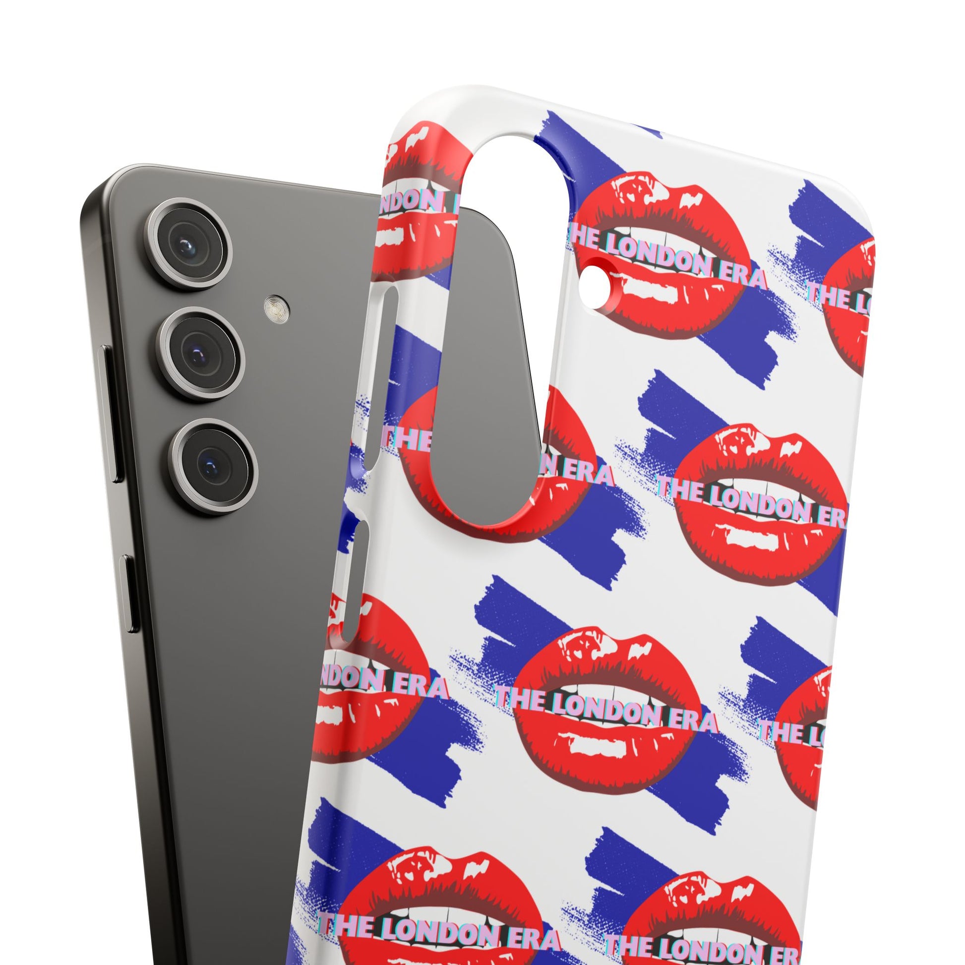 "The London Era" Mobile Snap Case - White