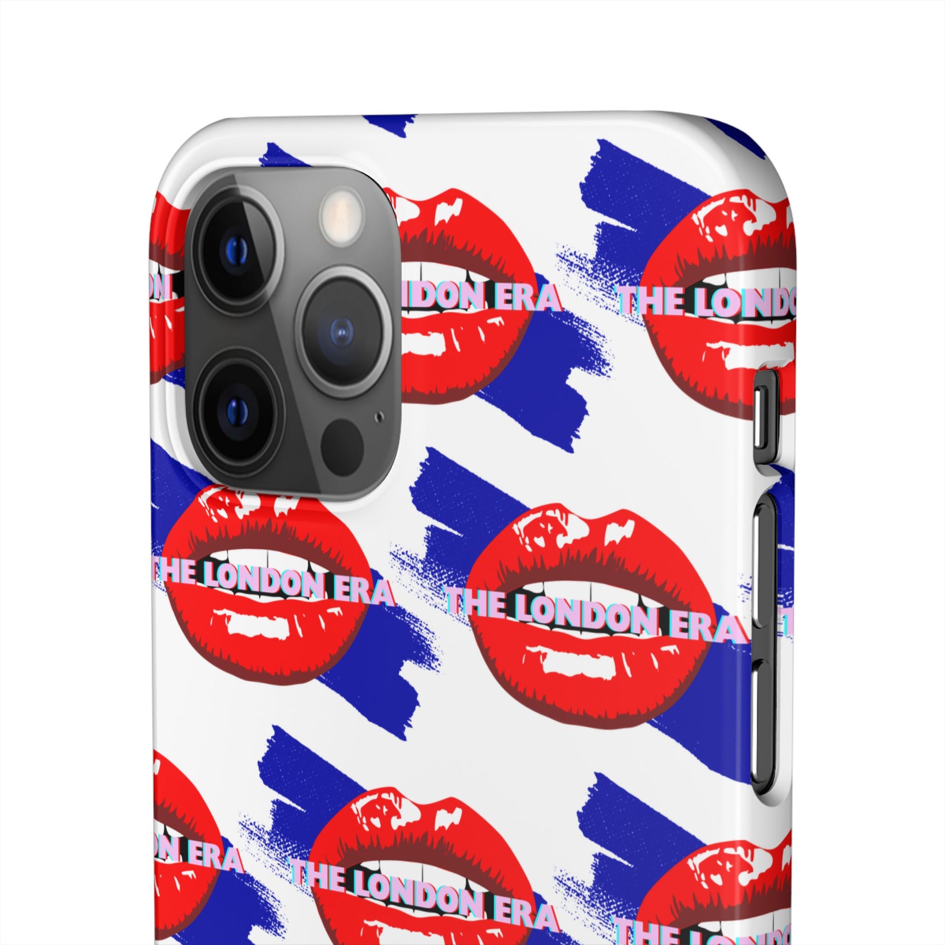 "The London Era" Mobile Snap Case - White