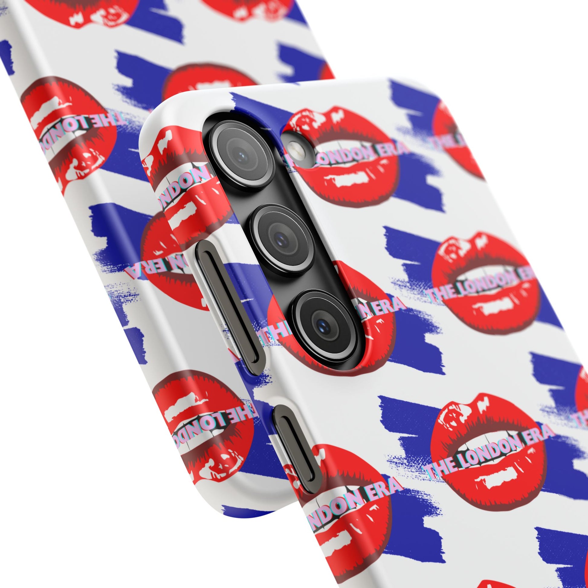 "The London Era" Mobile Snap Case - White