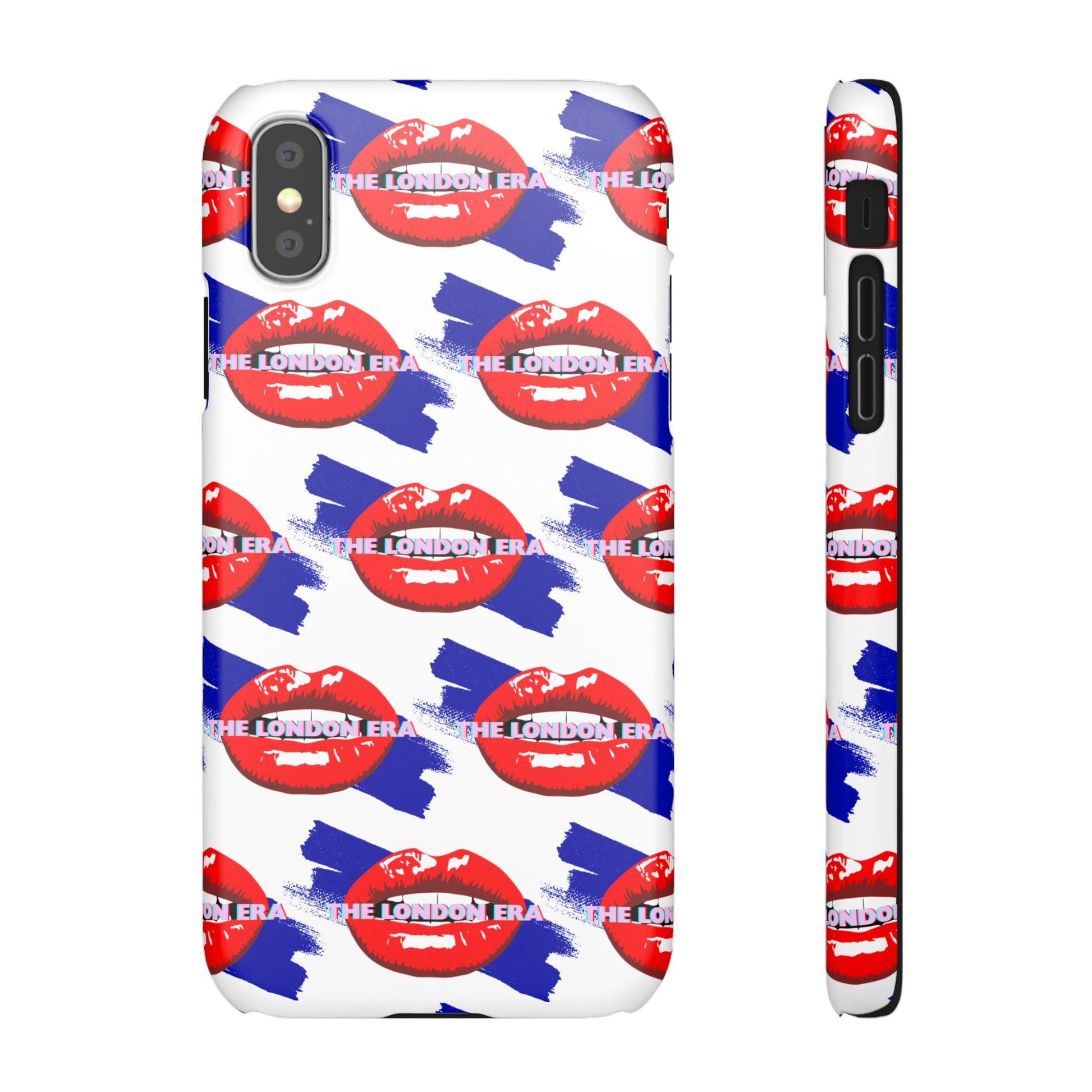 "The London Era" Mobile Snap Case - White