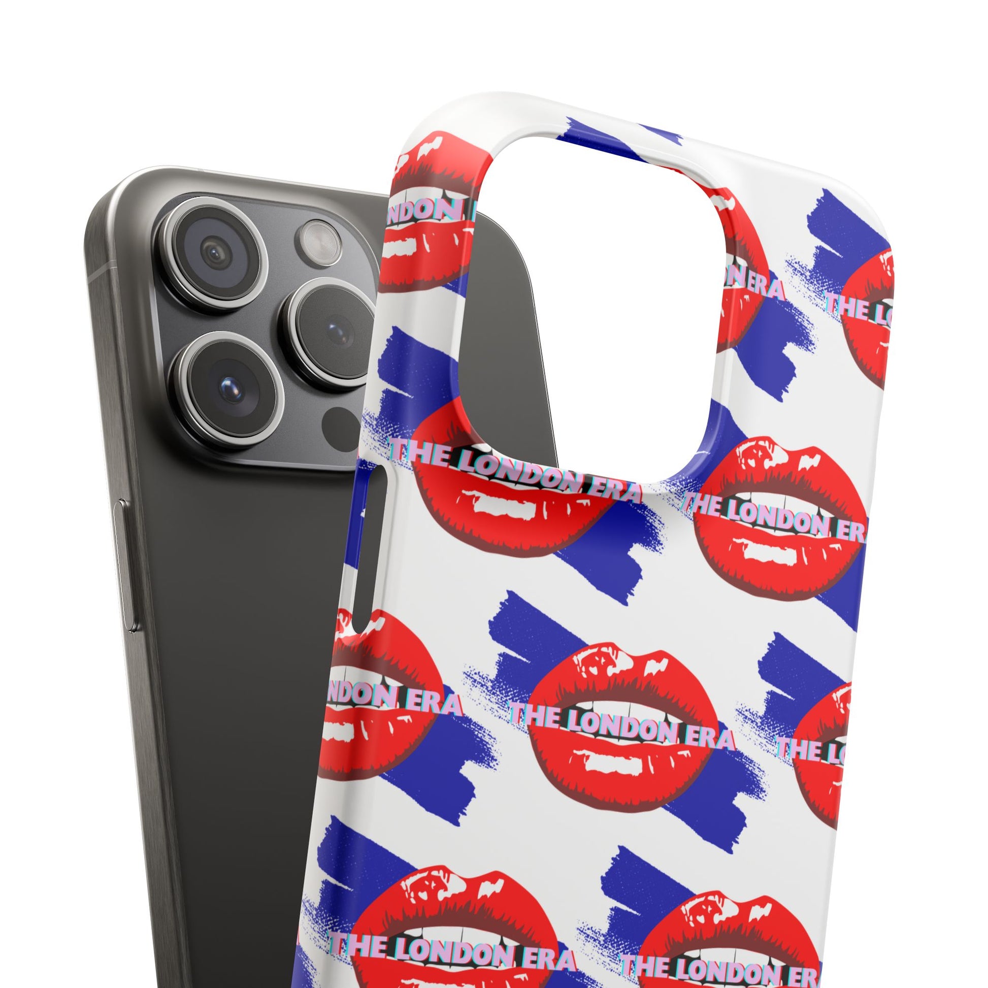 "The London Era" Mobile Snap Case - White