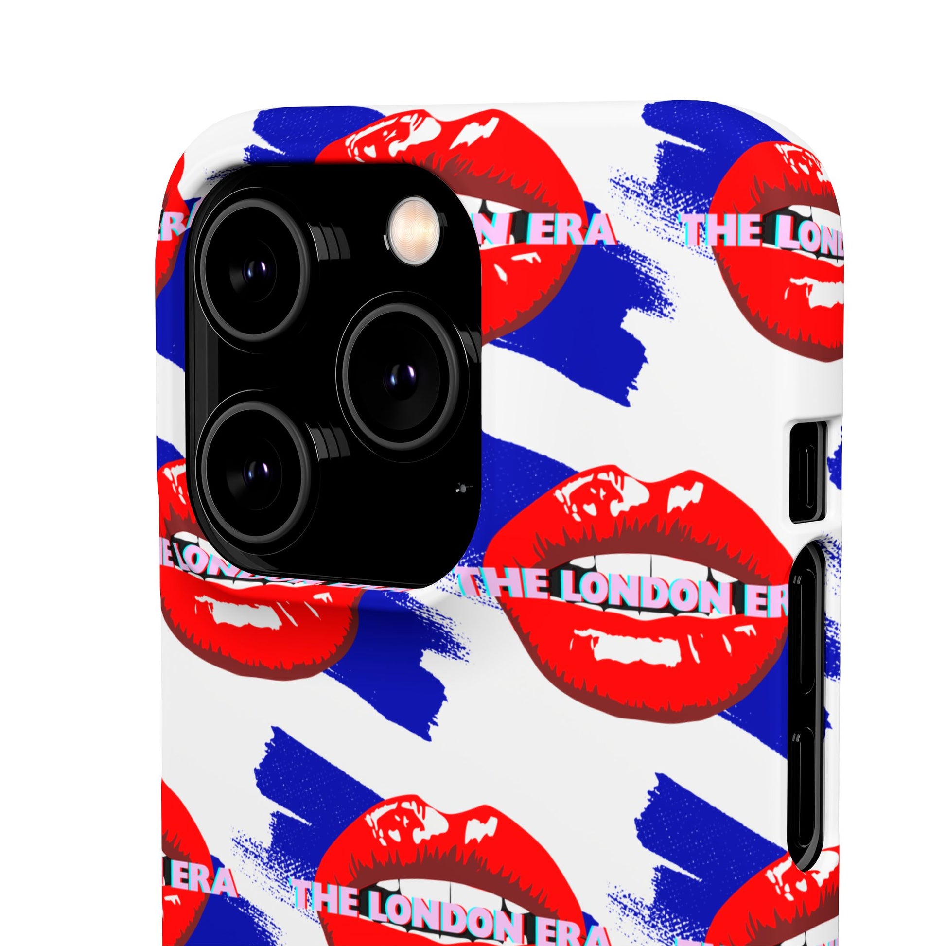 "The London Era" Mobile Snap Case - White