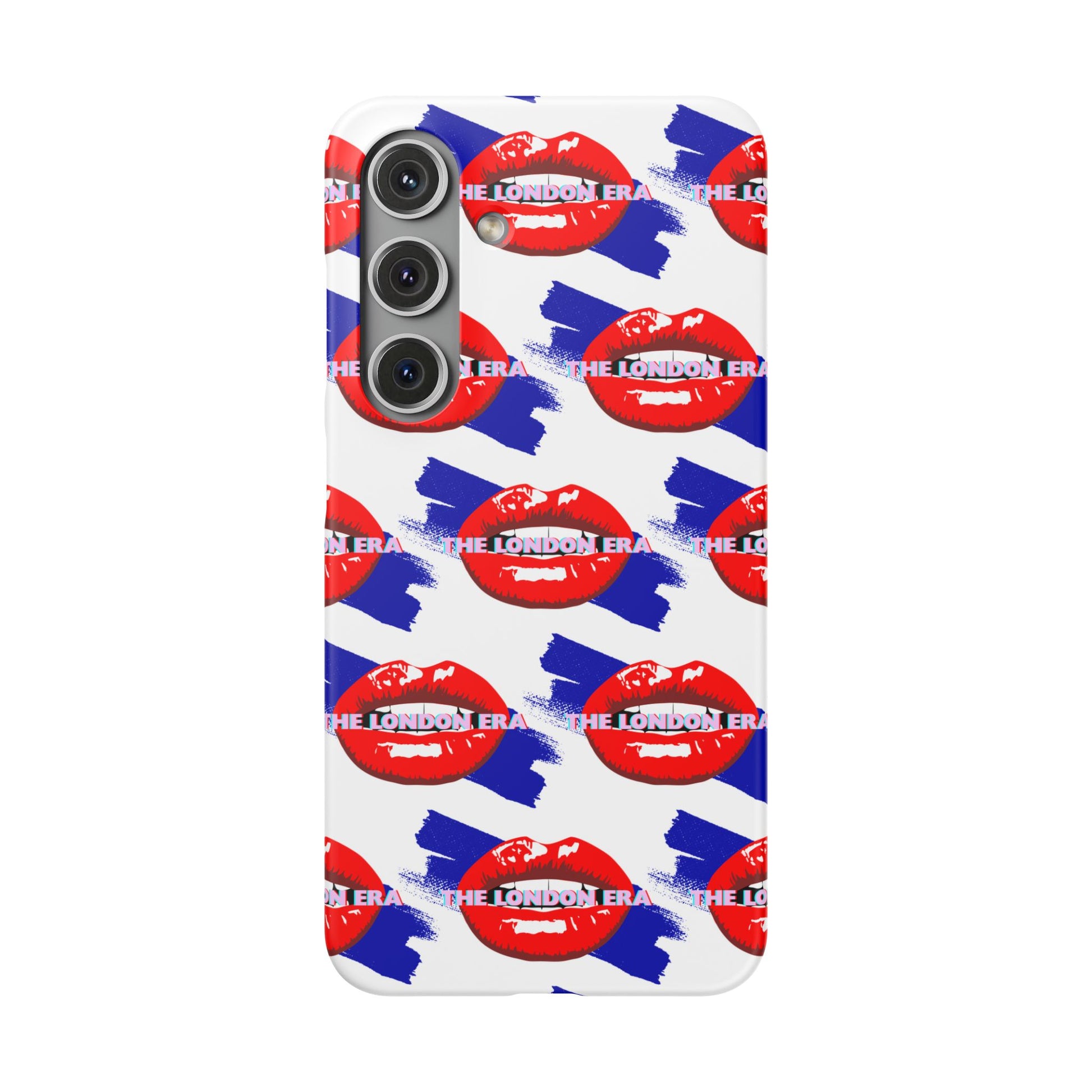 "The London Era" Mobile Snap Case - White