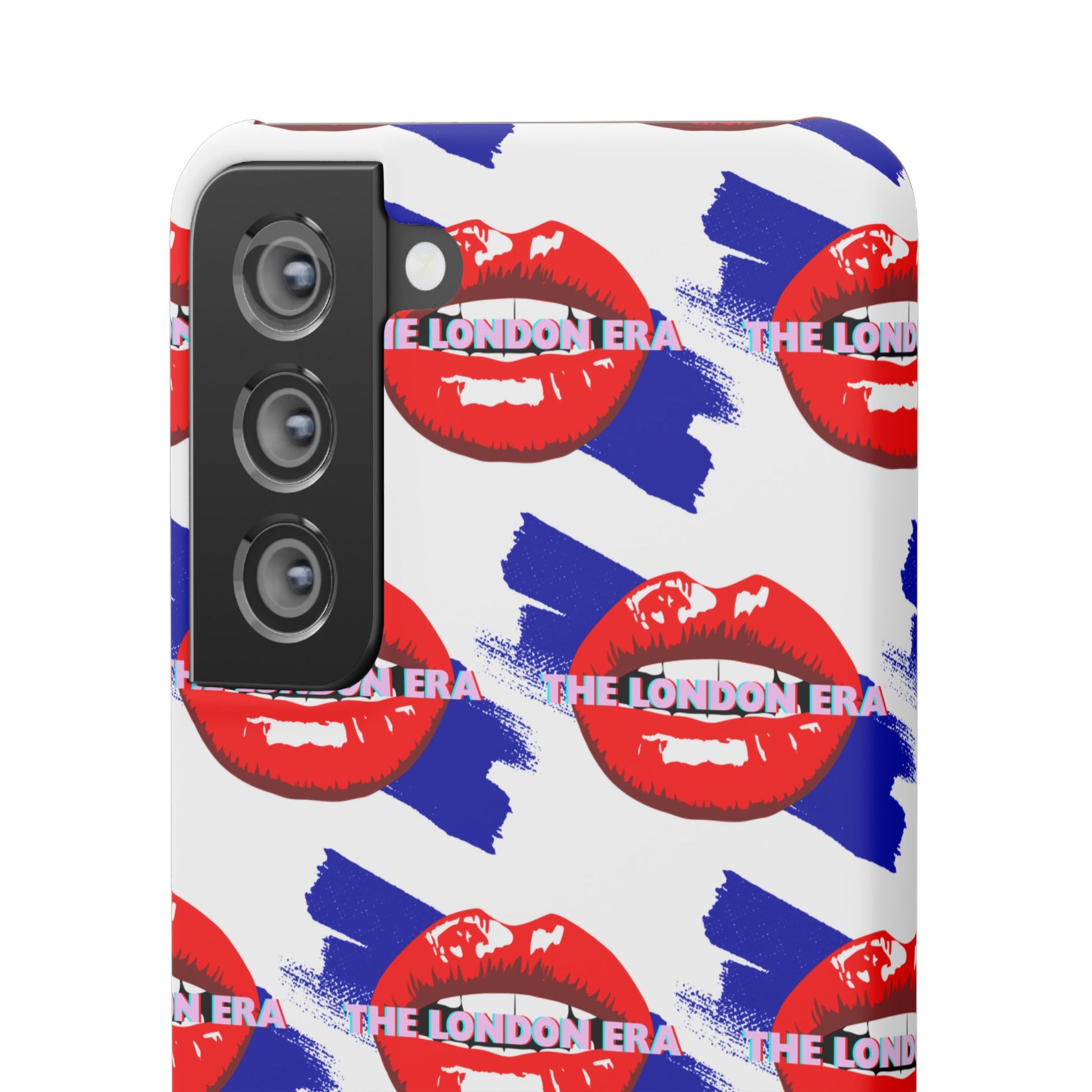 "The London Era" Mobile Snap Case - White