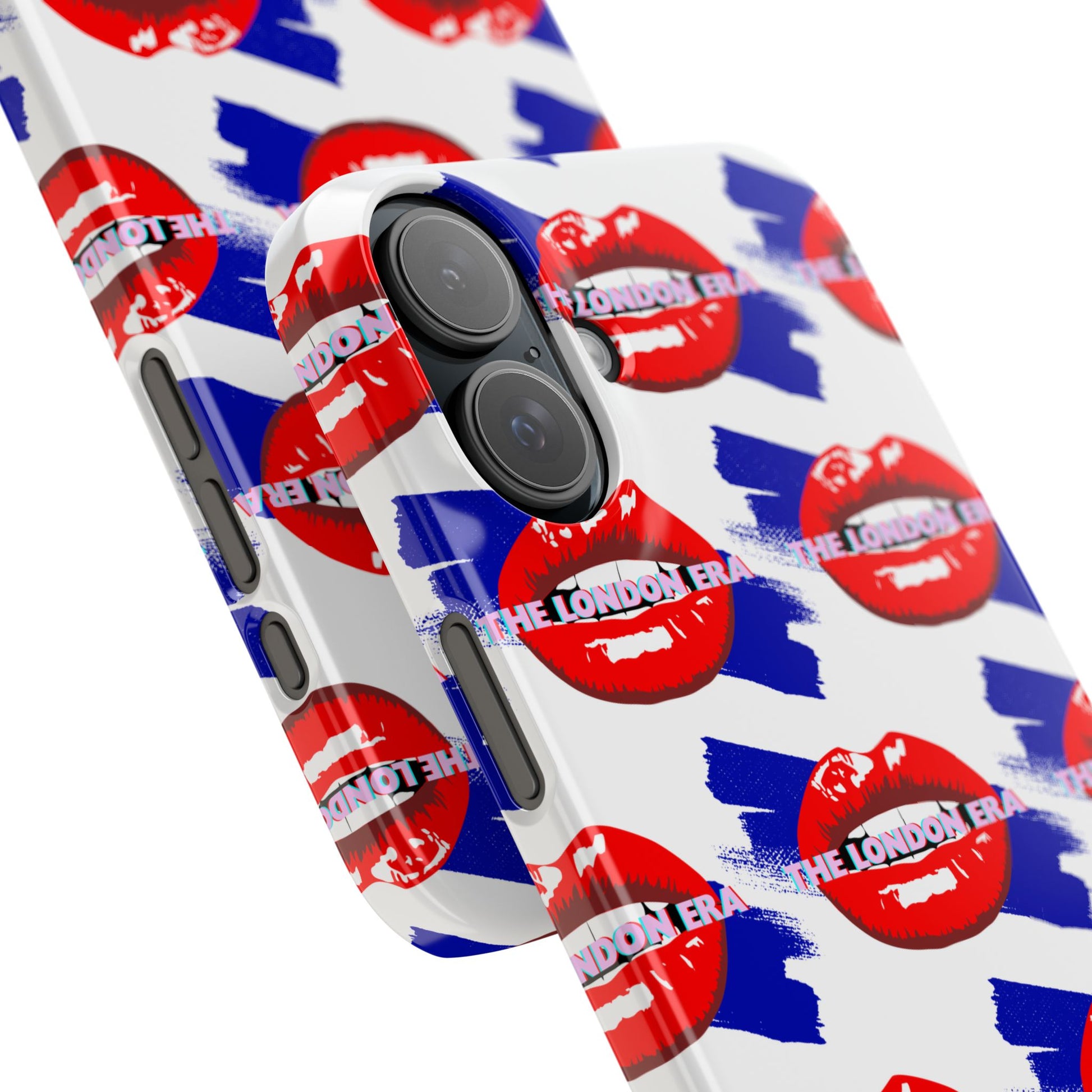 "The London Era" Mobile Snap Case - White