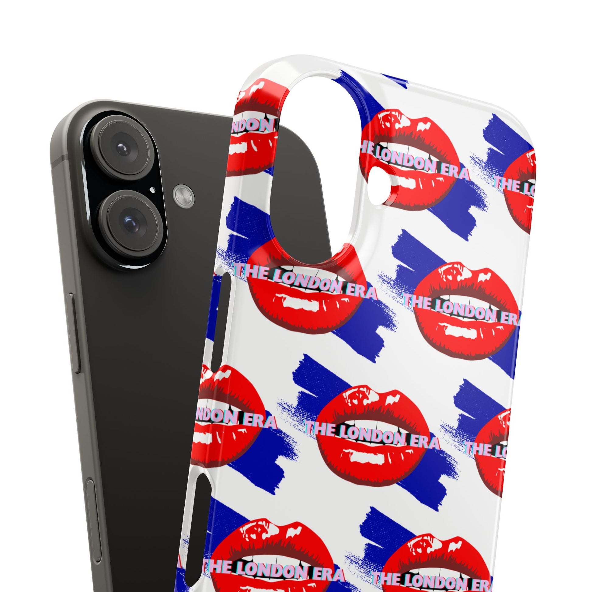 "The London Era" Mobile Snap Case - White