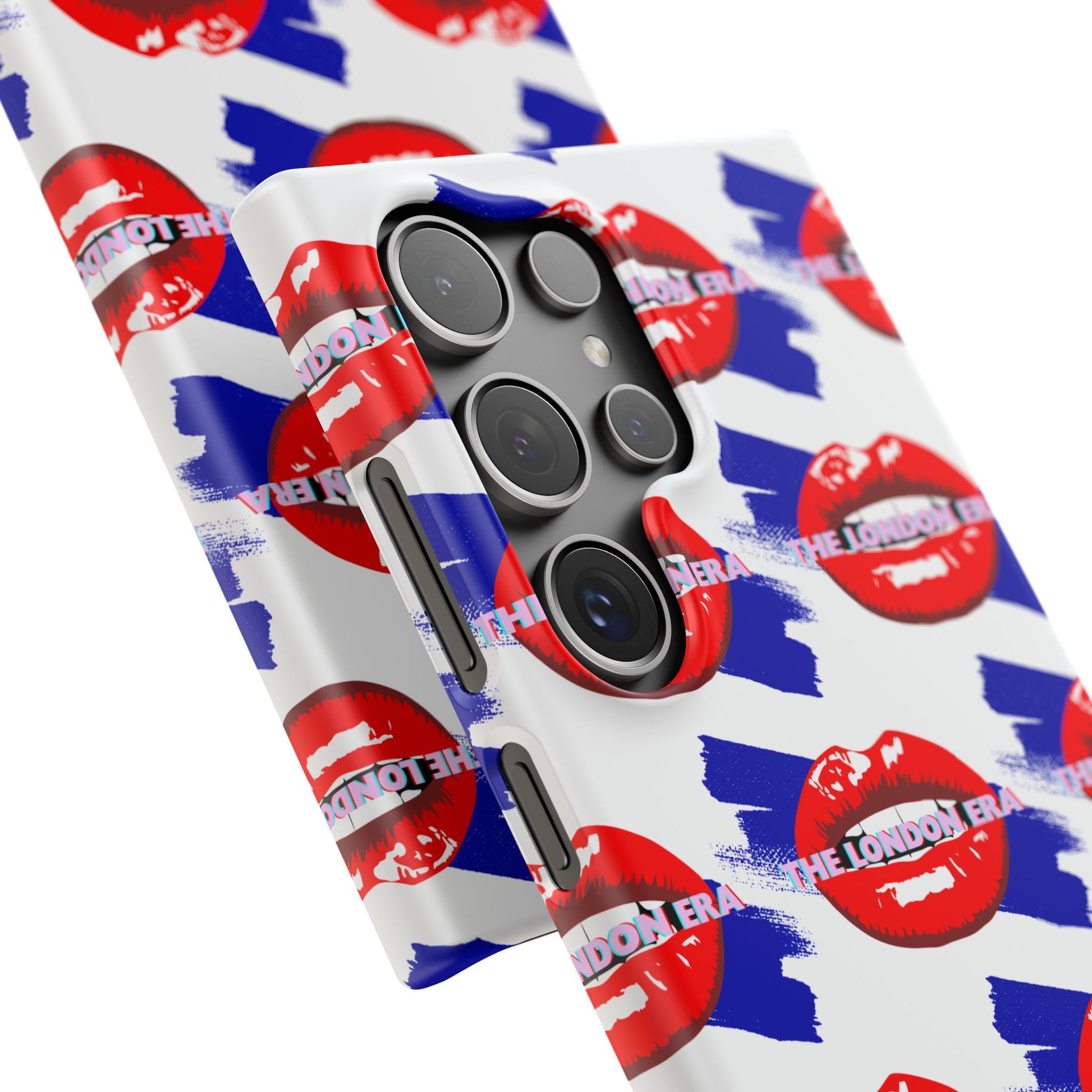 "The London Era" Mobile Snap Case - White