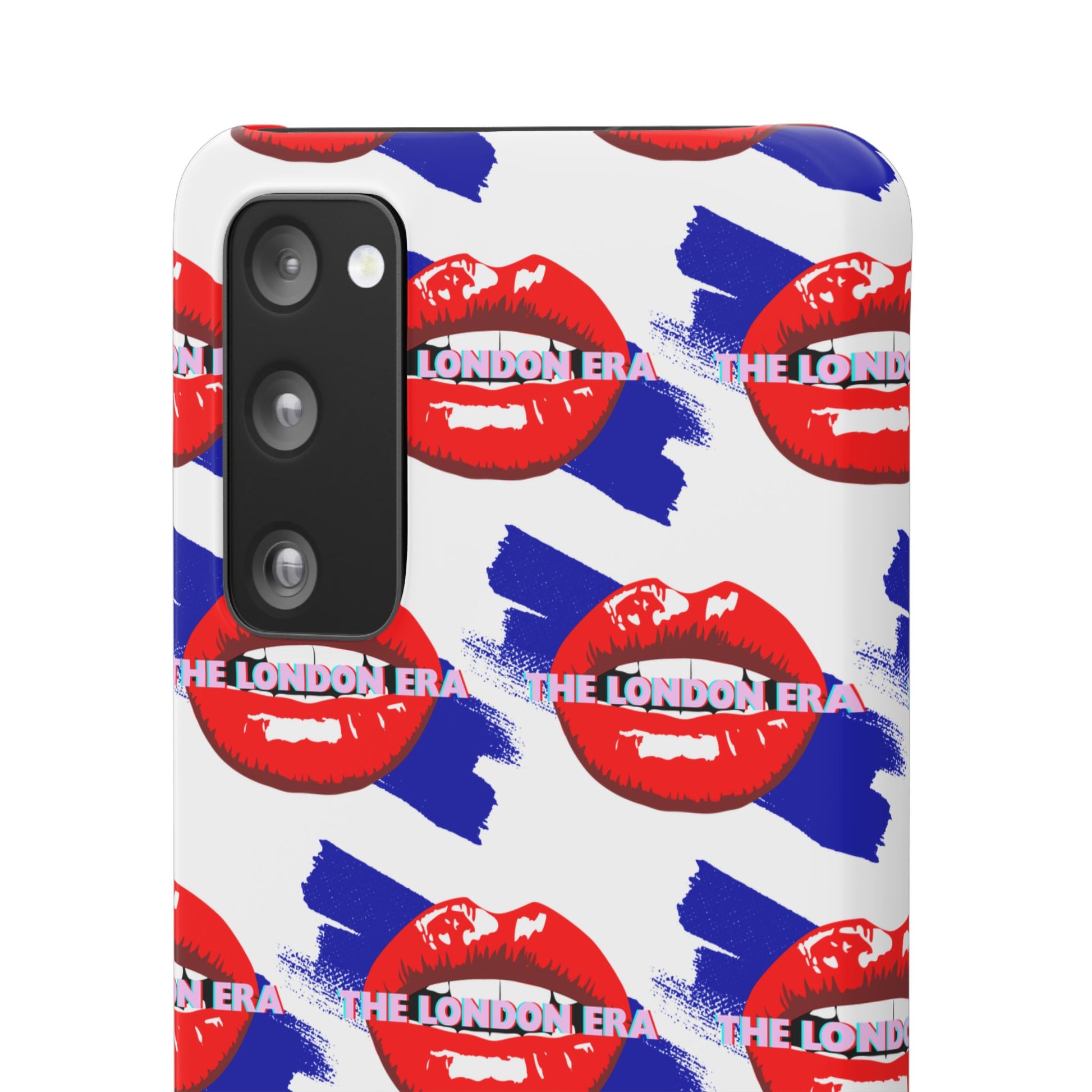 "The London Era" Mobile Snap Case - White