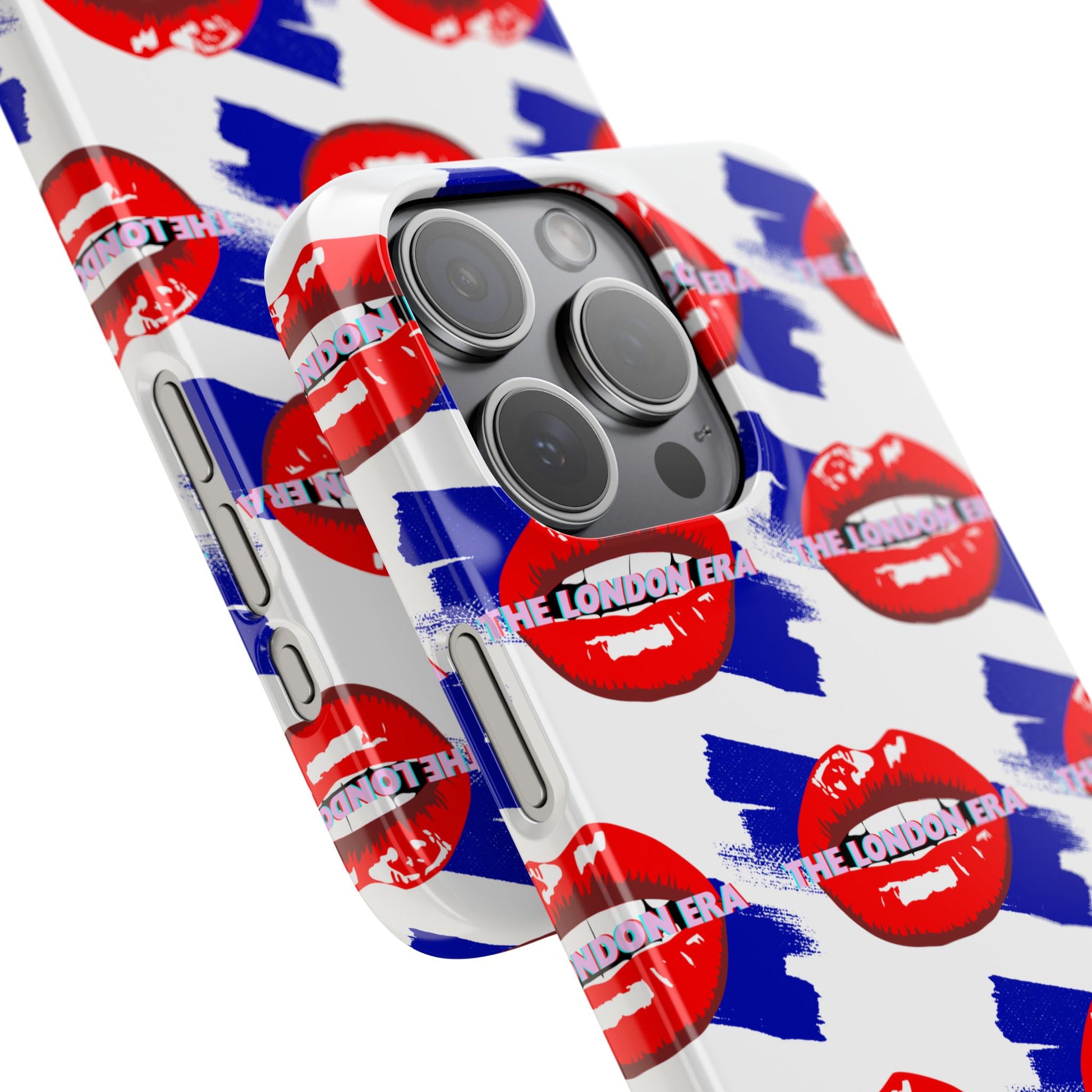 "The London Era" Mobile Snap Case - White