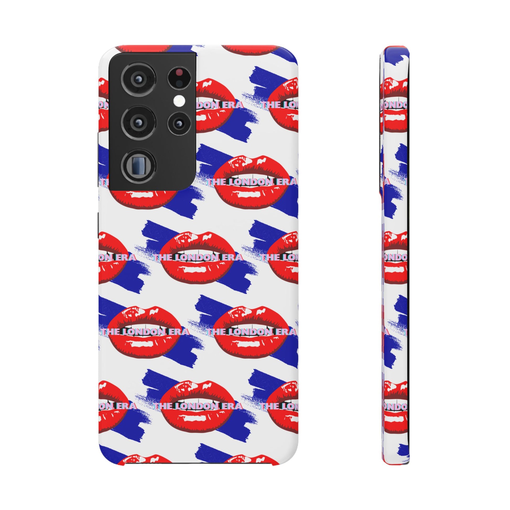 "The London Era" Mobile Snap Case - White