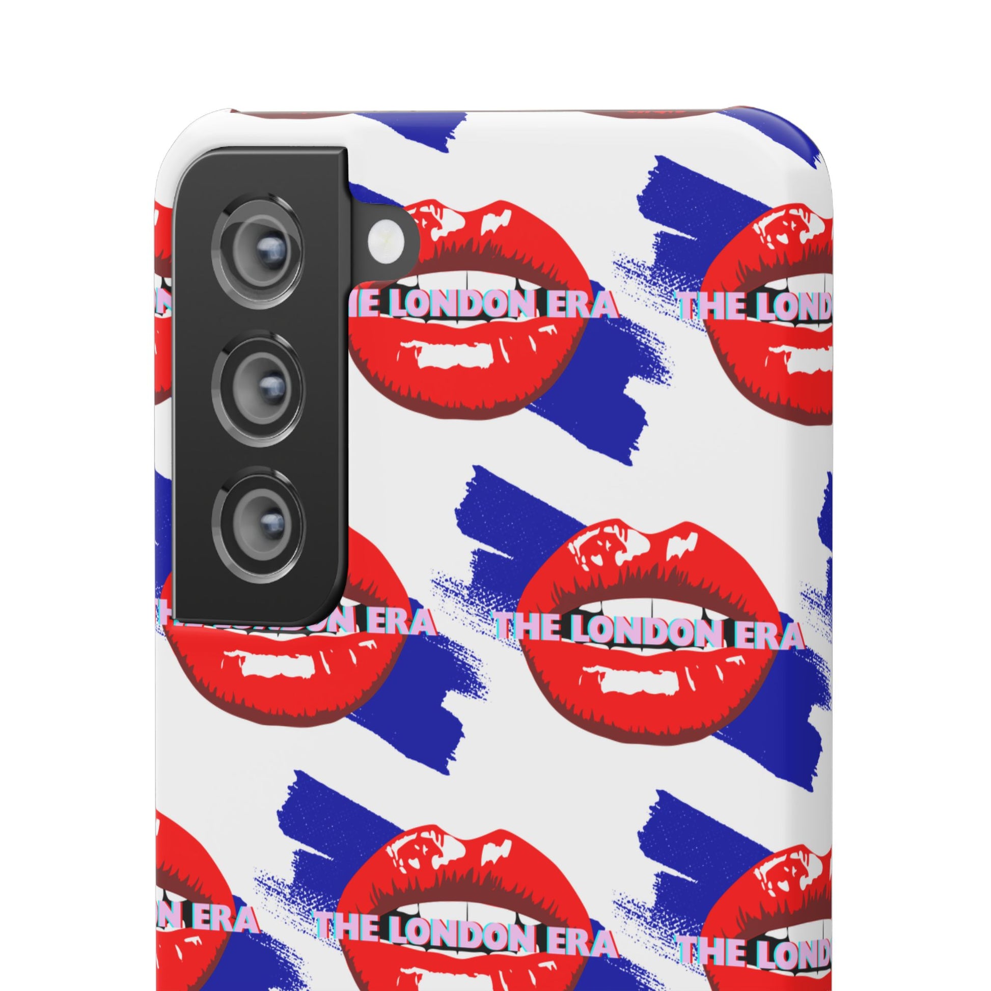 "The London Era" Mobile Snap Case - White