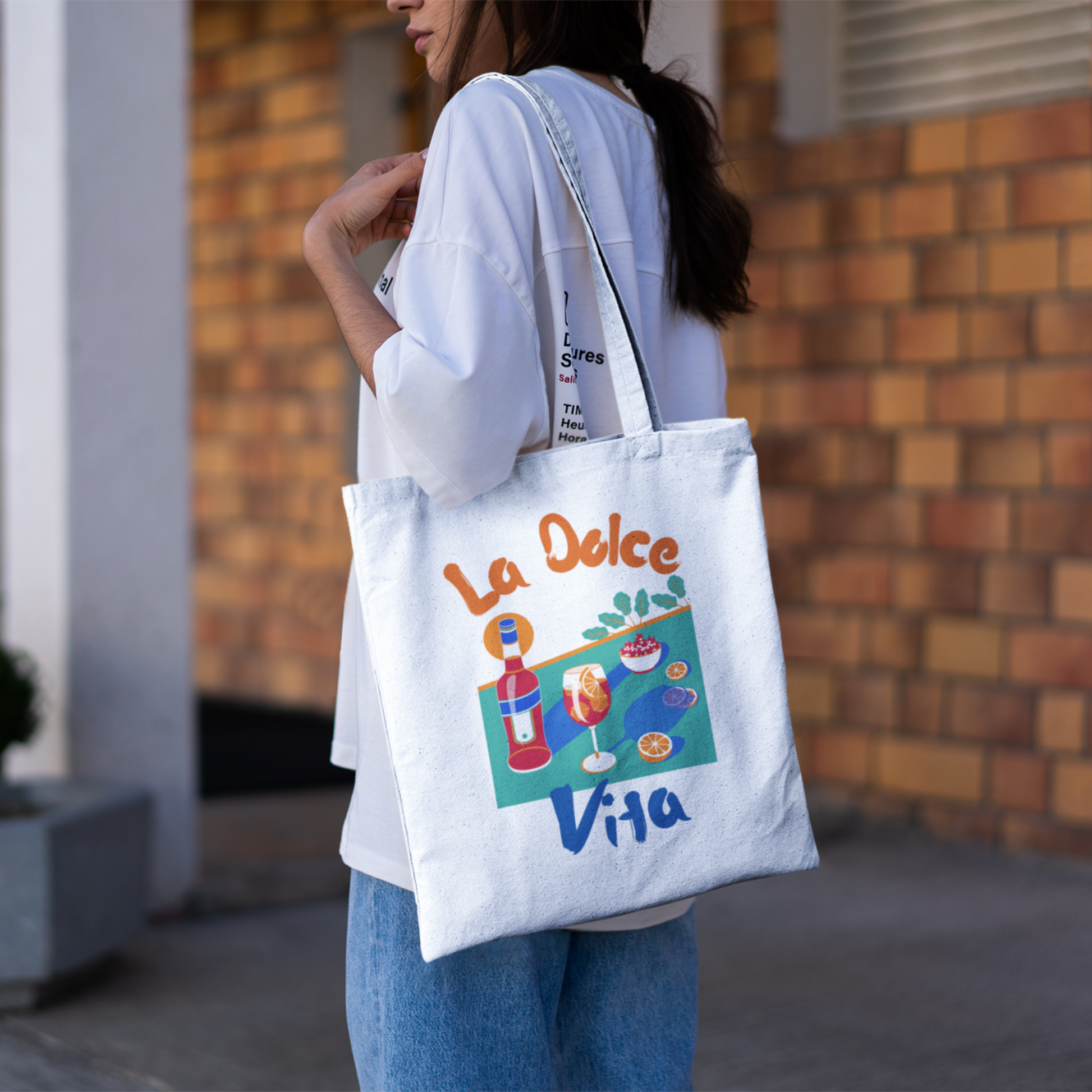 'La Dolce Vita' Tote Bag