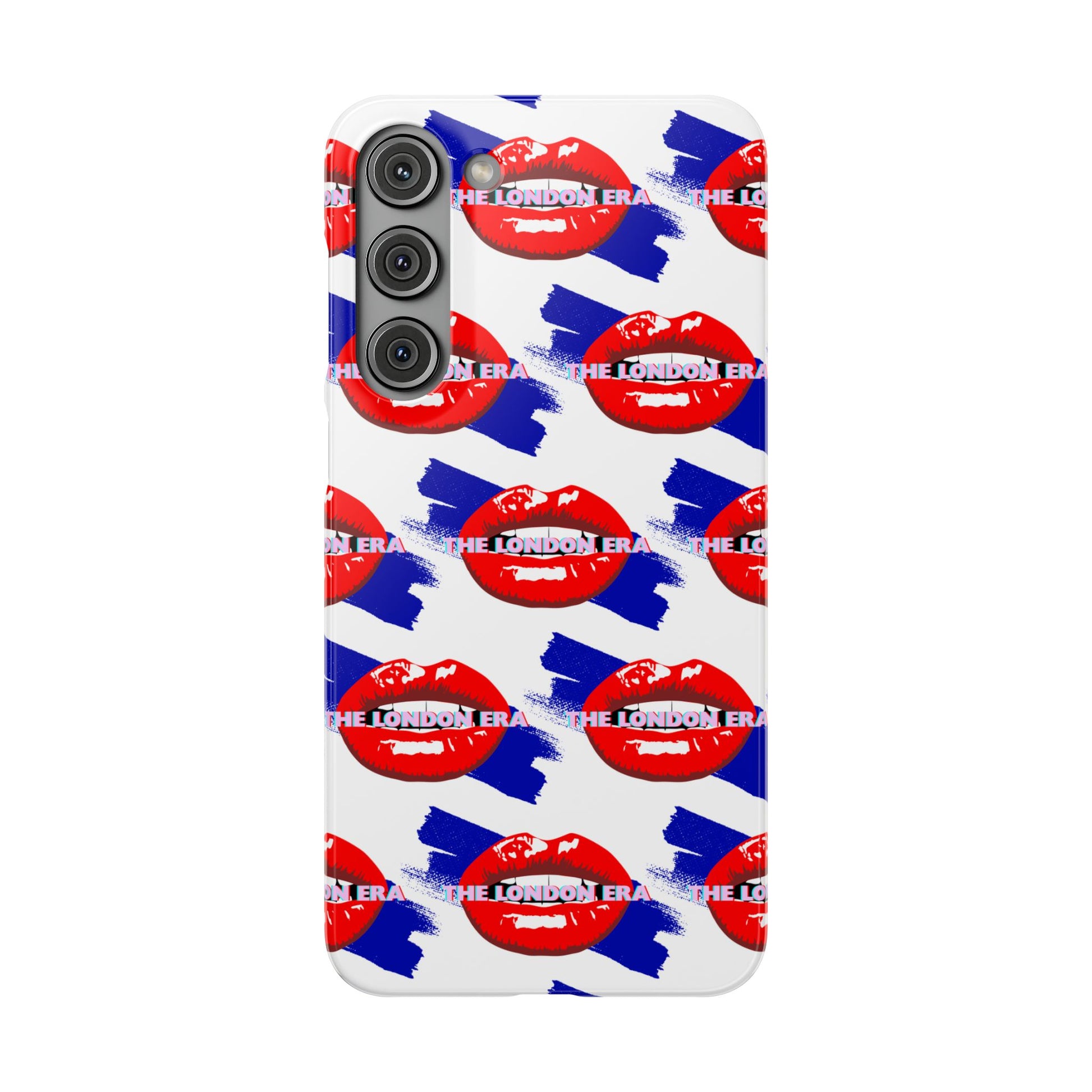 "The London Era" Mobile Snap Case - White