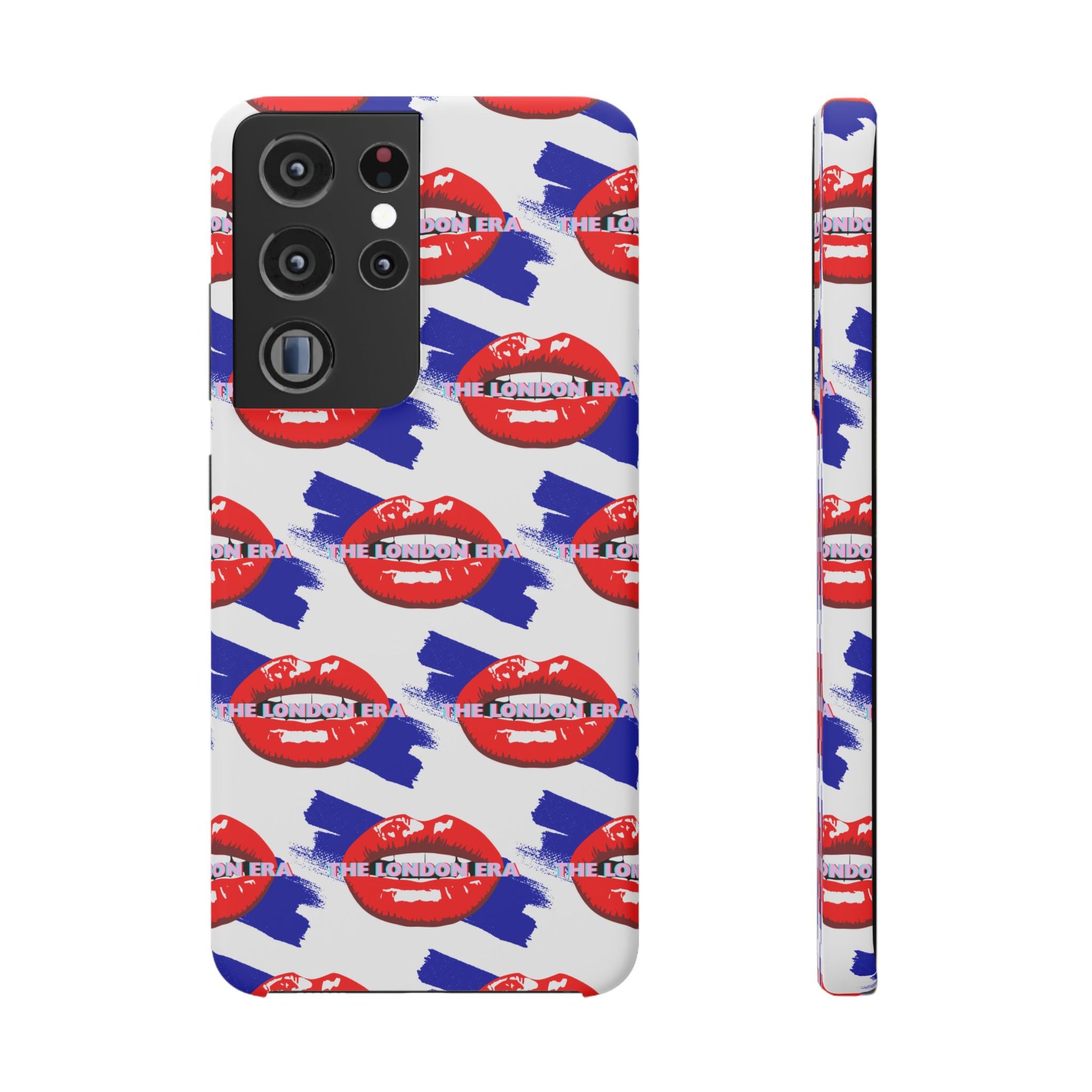 "The London Era" Mobile Snap Case - White