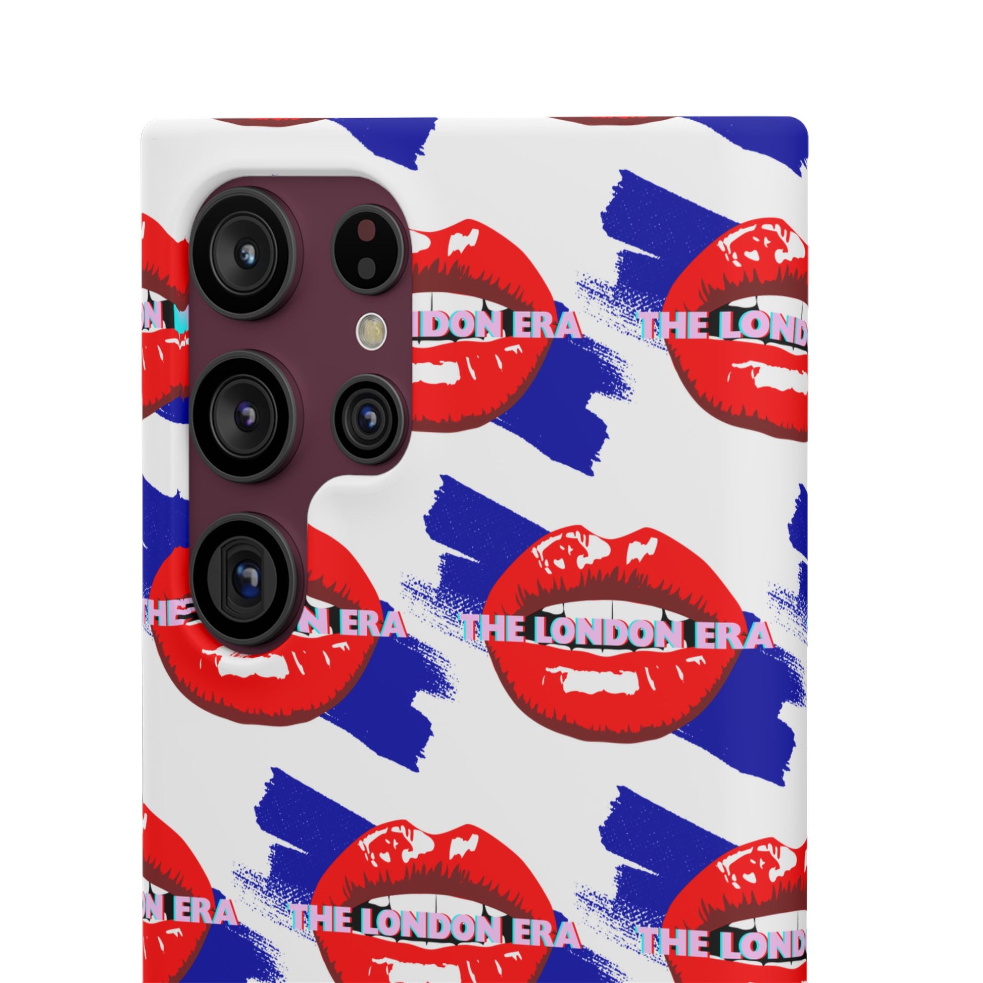 "The London Era" Mobile Snap Case - White