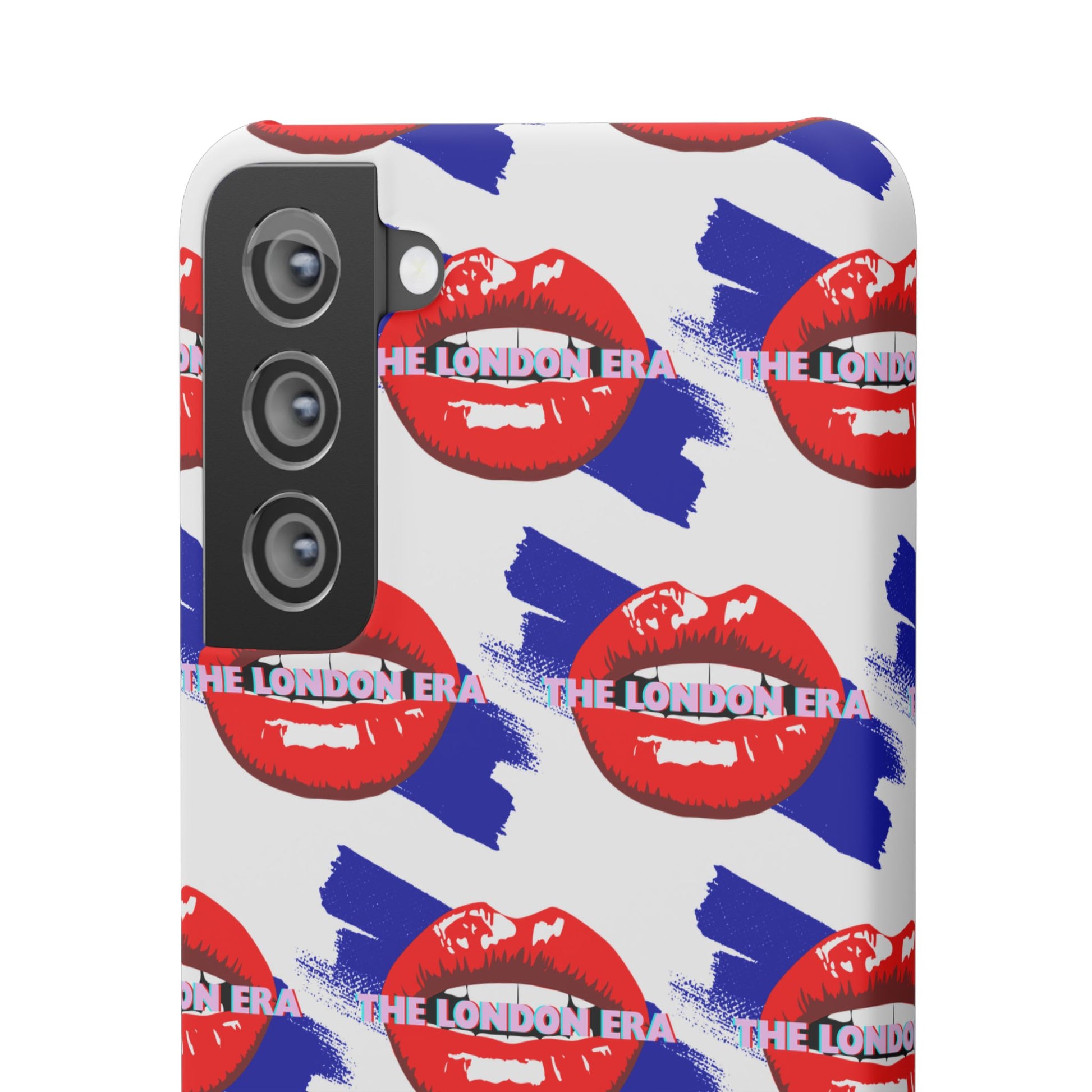 "The London Era" Mobile Snap Case - White