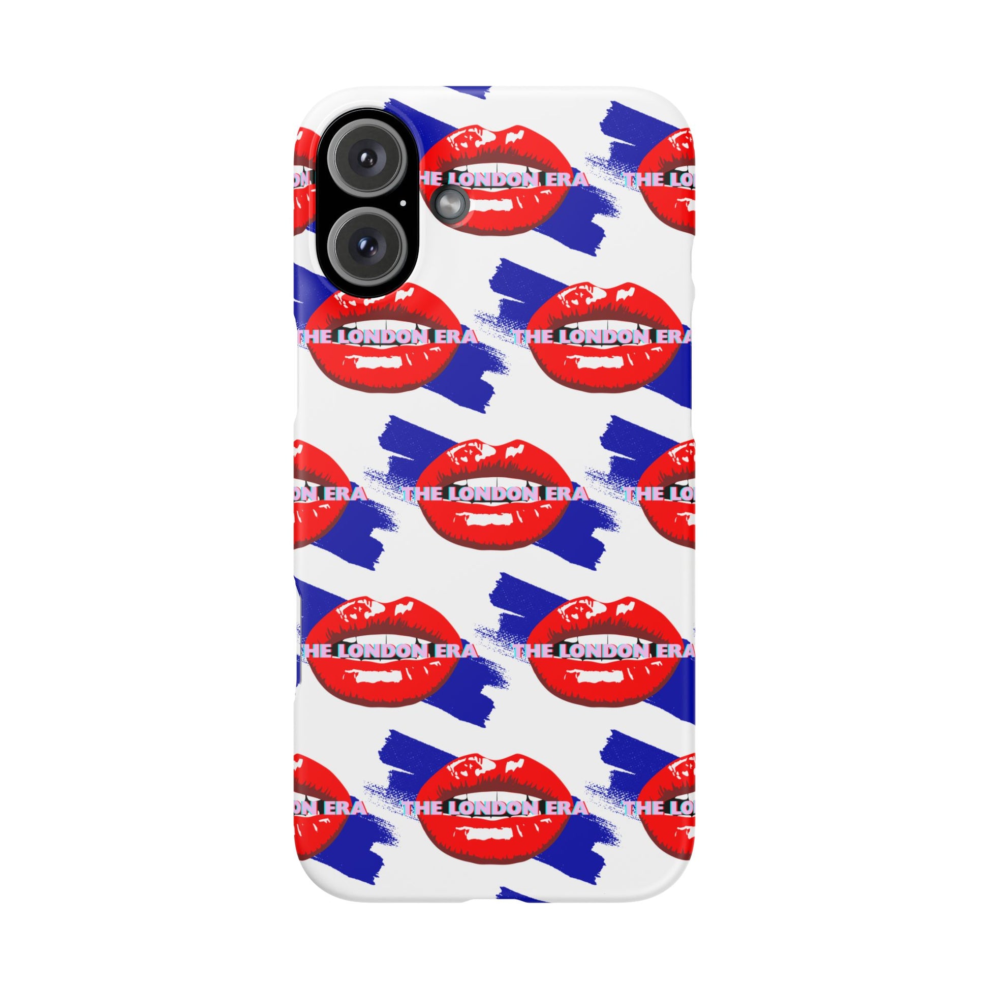 "The London Era" Mobile Snap Case - White