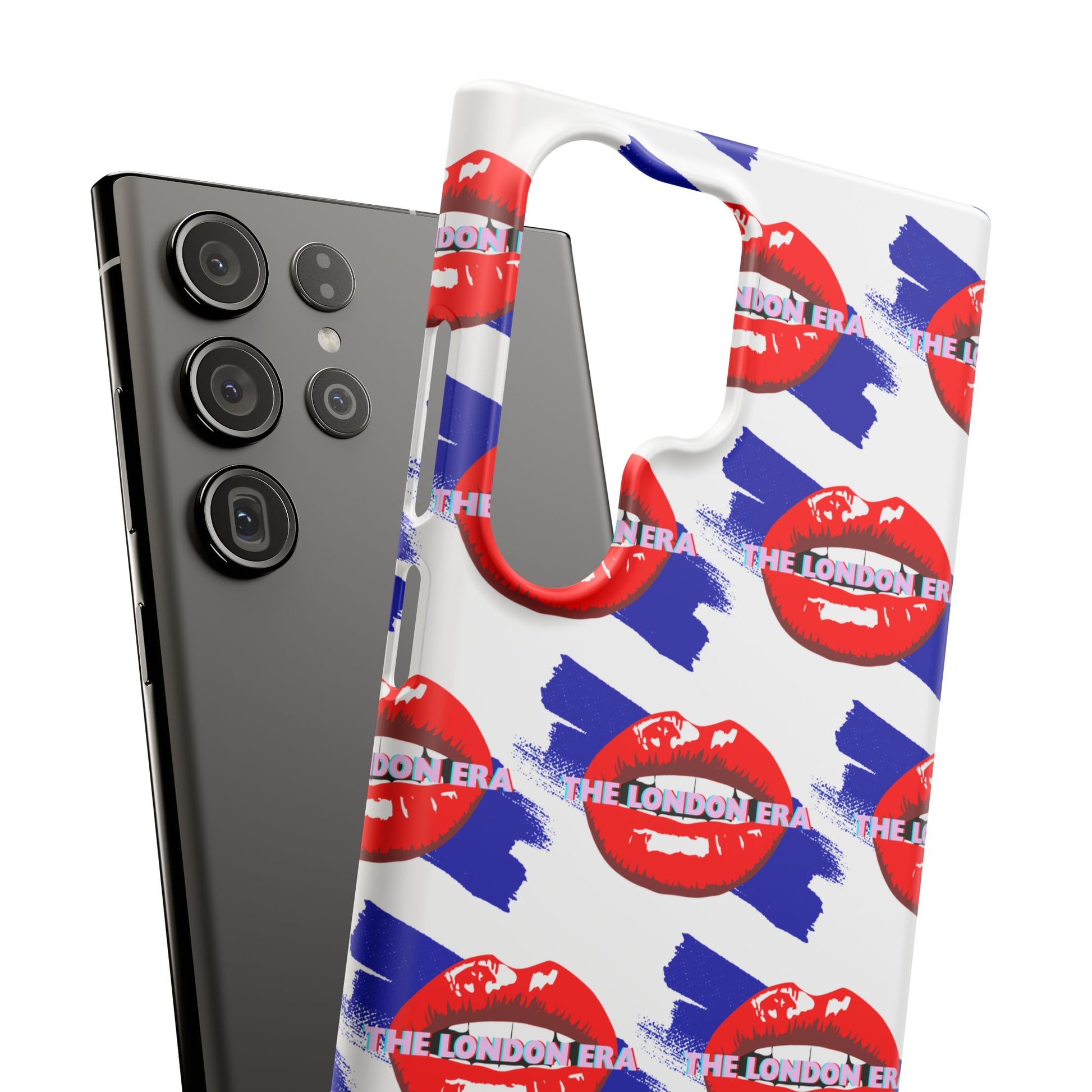 "The London Era" Mobile Snap Case - White