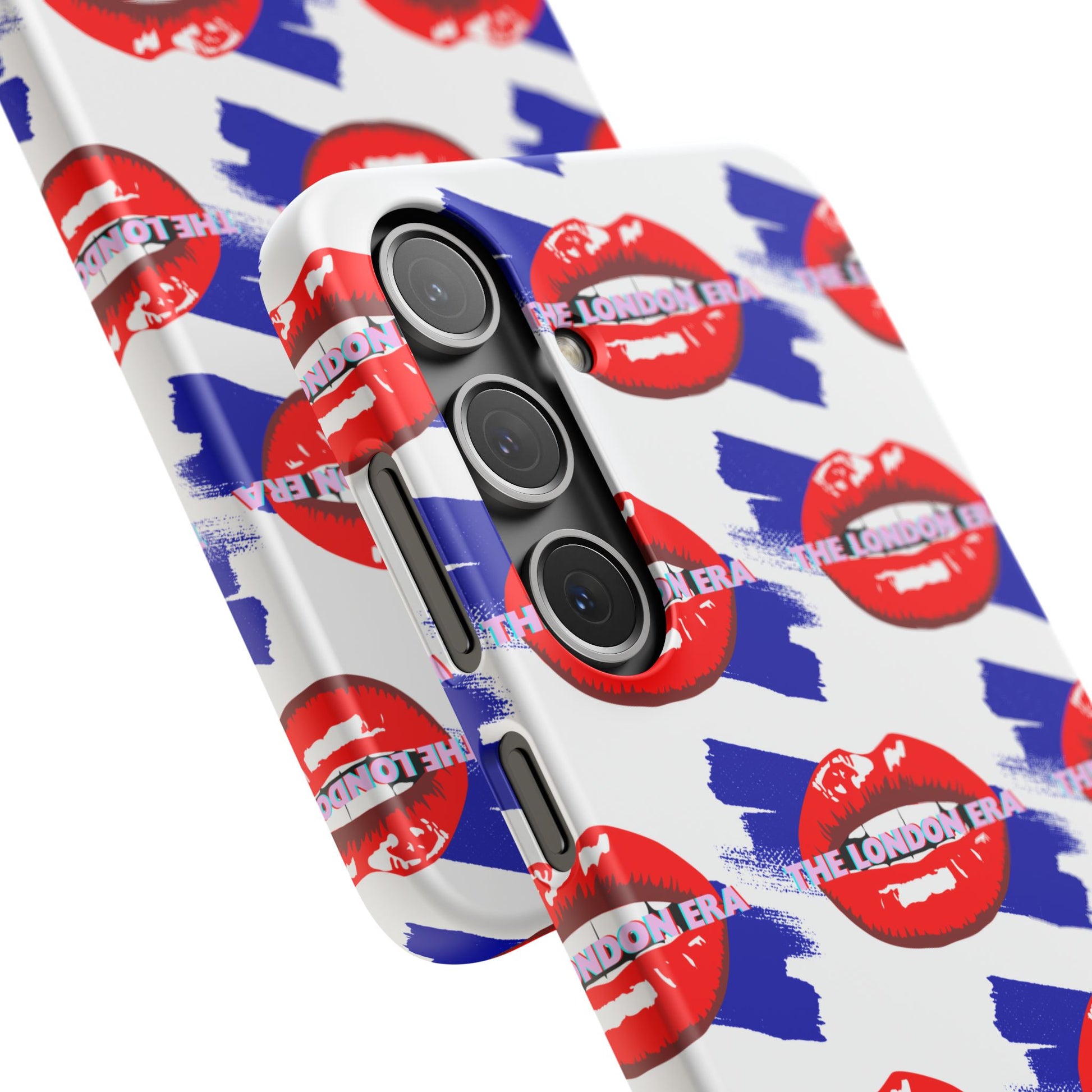 "The London Era" Mobile Snap Case - White