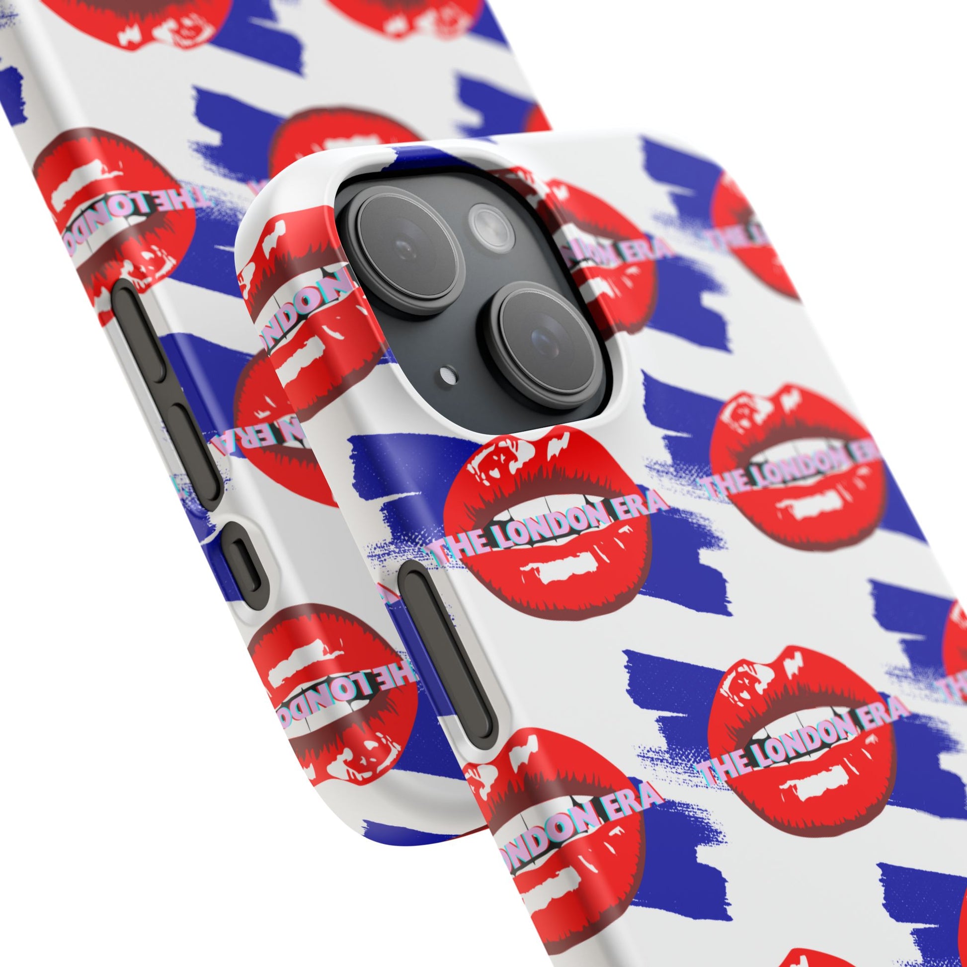 "The London Era" Mobile Snap Case - White