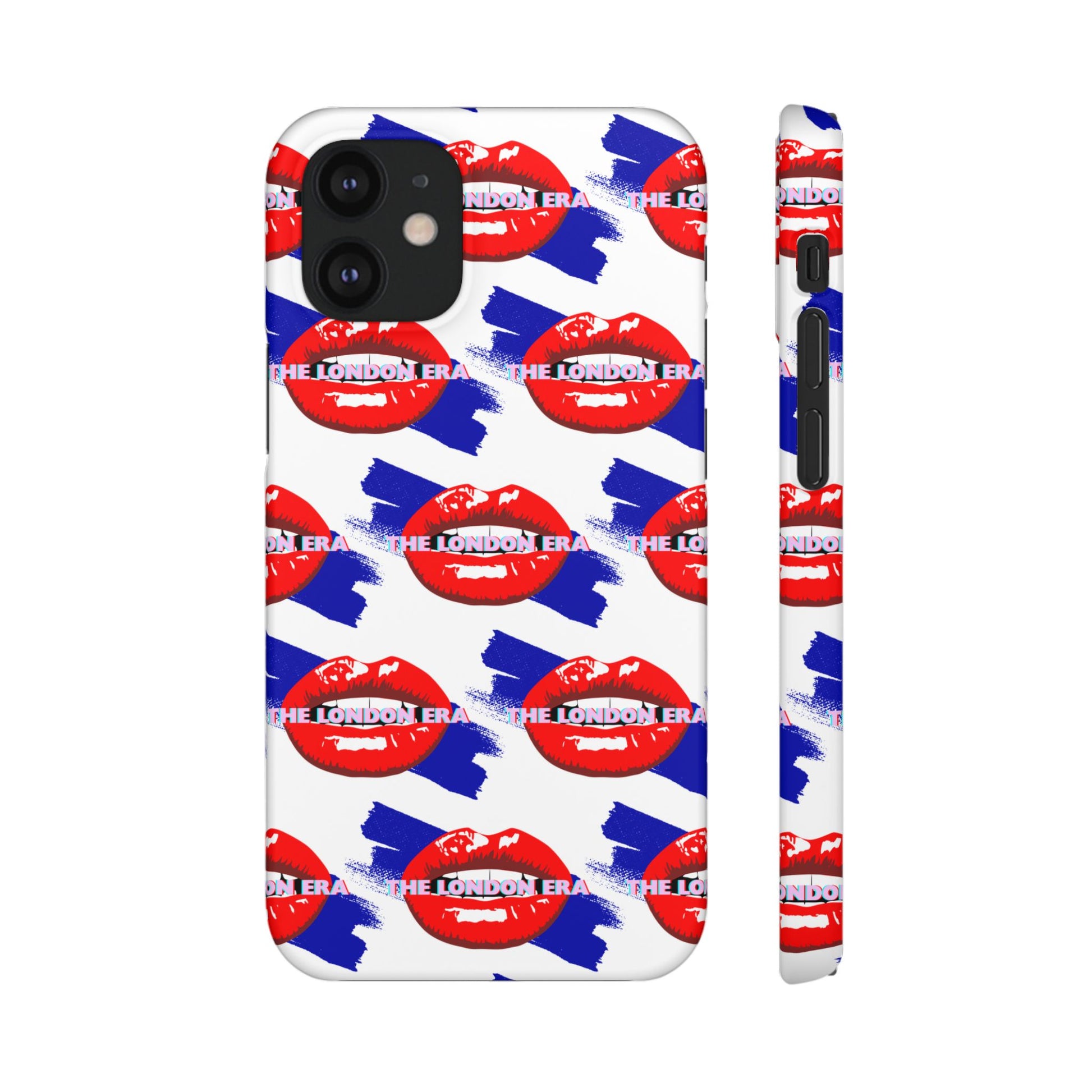 "The London Era" Mobile Snap Case - White