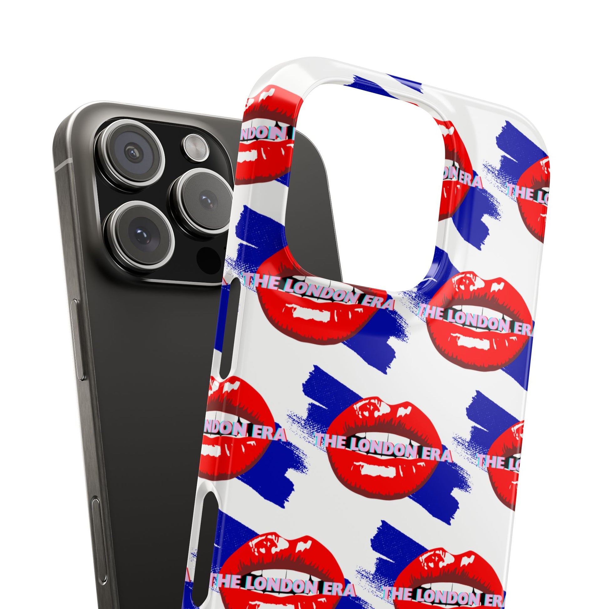 "The London Era" Mobile Snap Case - White