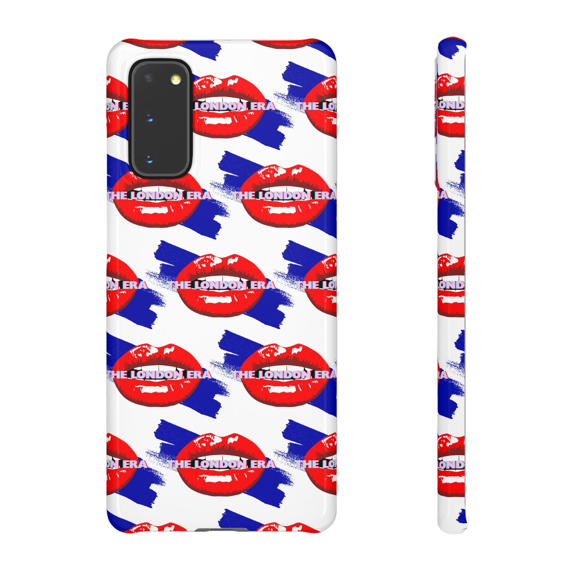 "The London Era" Mobile Snap Case - White