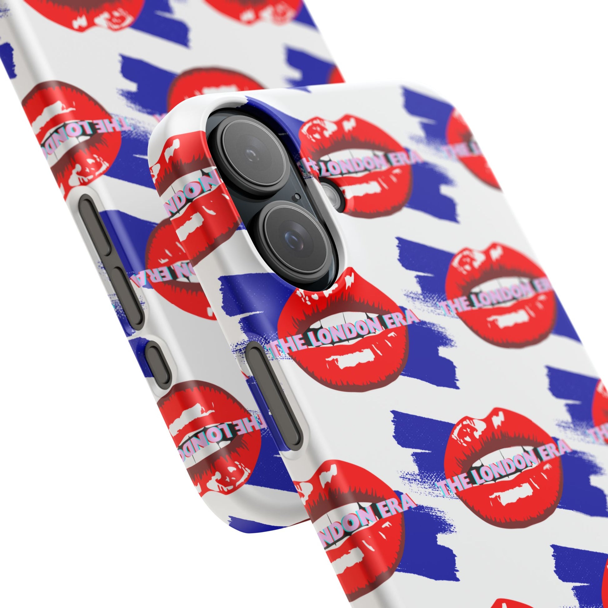 "The London Era" Mobile Snap Case - White