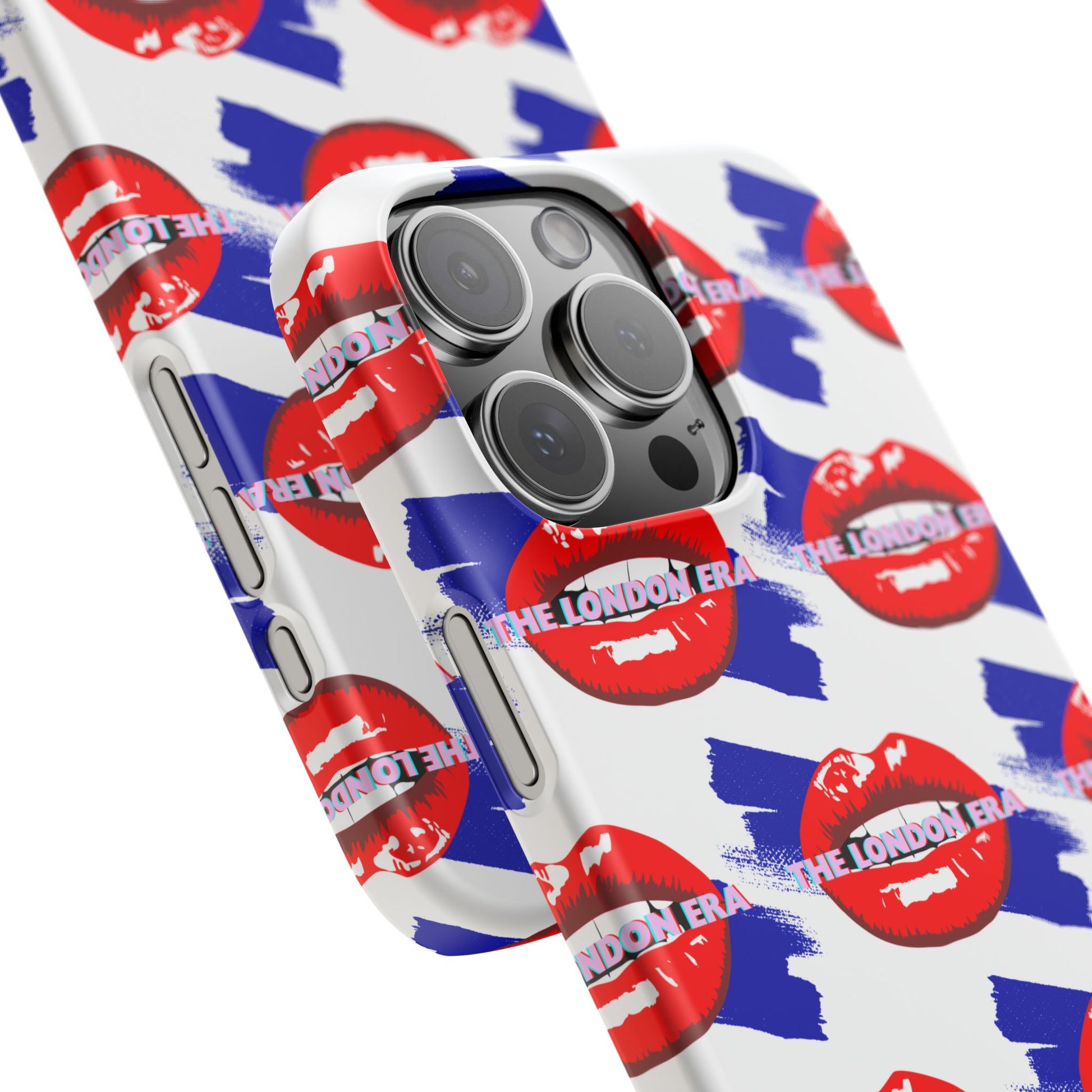 "The London Era" Mobile Snap Case - White