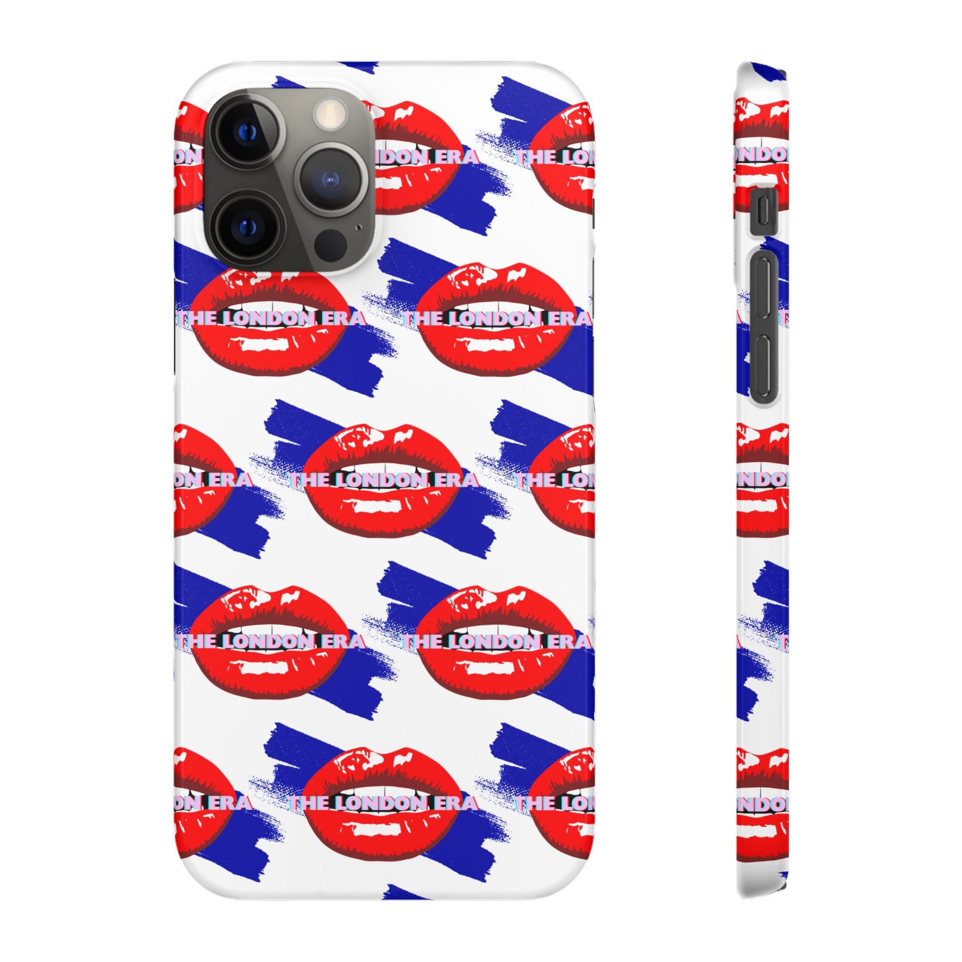 "The London Era" Mobile Snap Case - White
