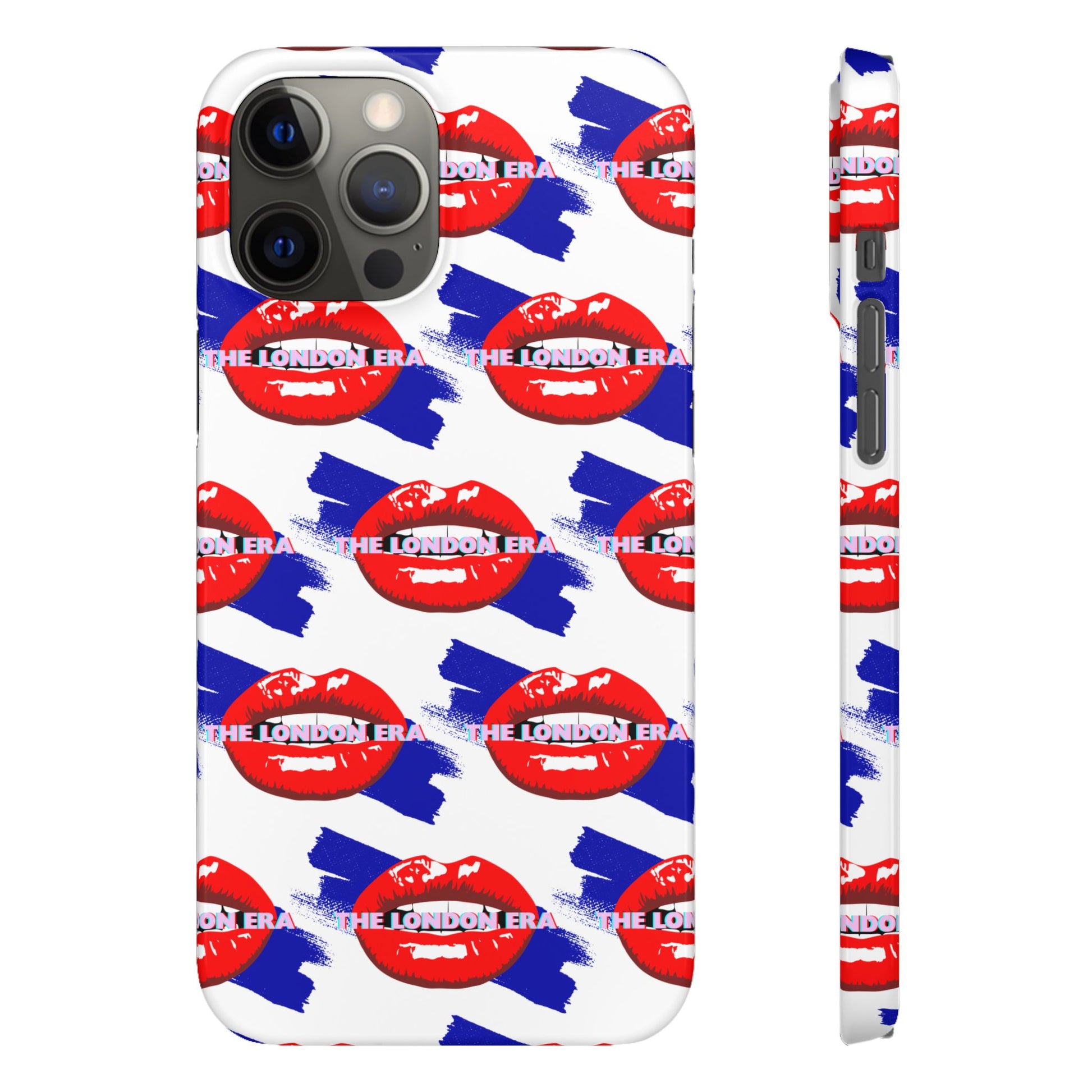 "The London Era" Mobile Snap Case - White