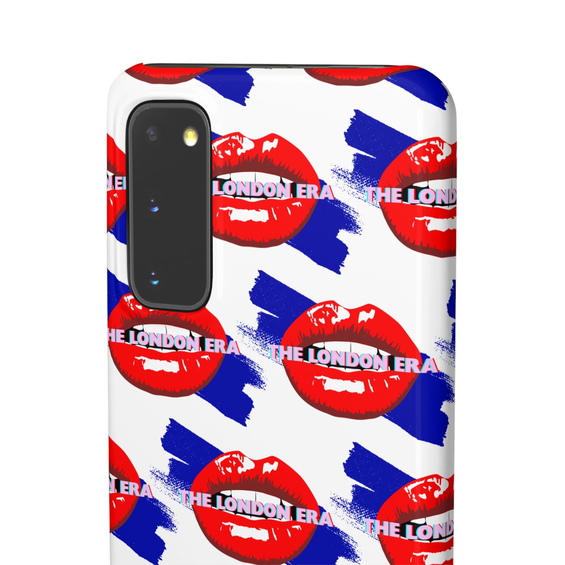 "The London Era" Mobile Snap Case - White