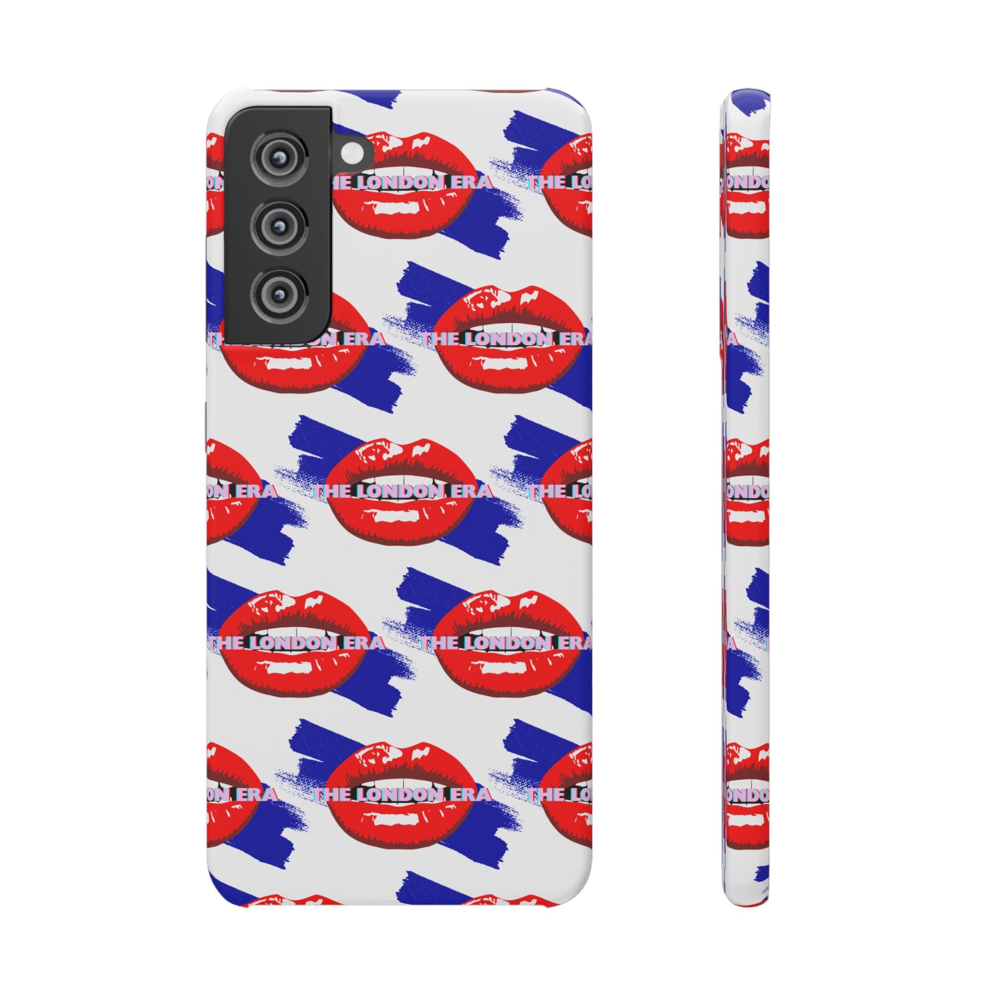 "The London Era" Mobile Snap Case - White