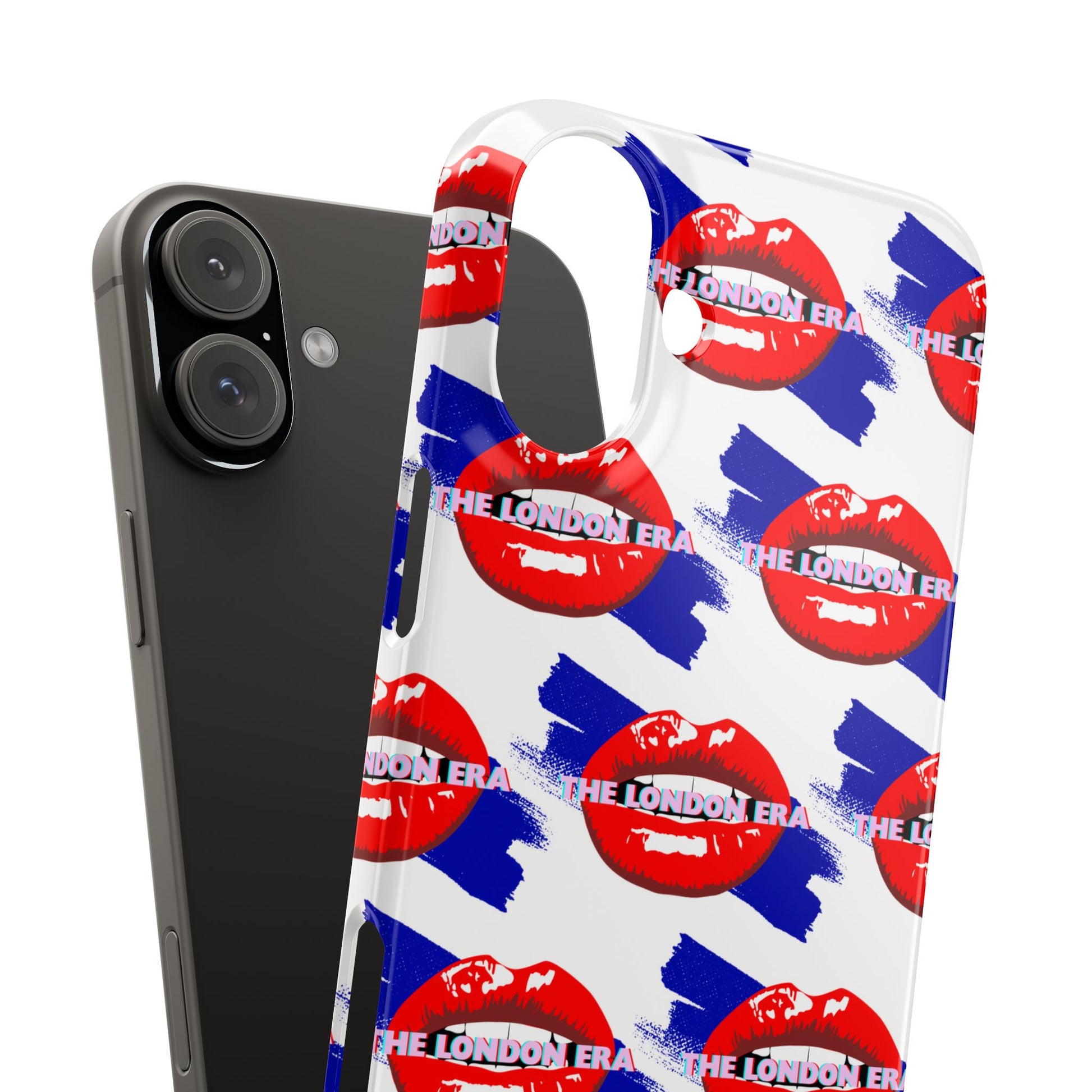 "The London Era" Mobile Snap Case - White