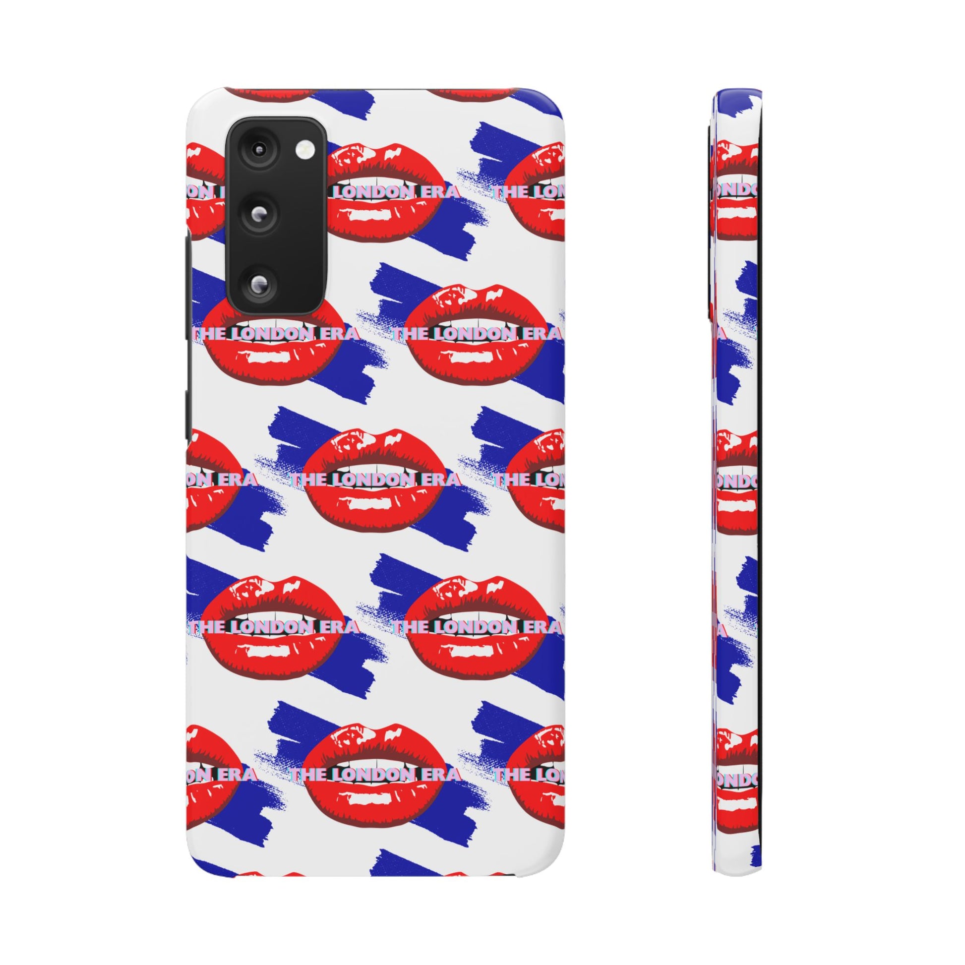 "The London Era" Mobile Snap Case - White