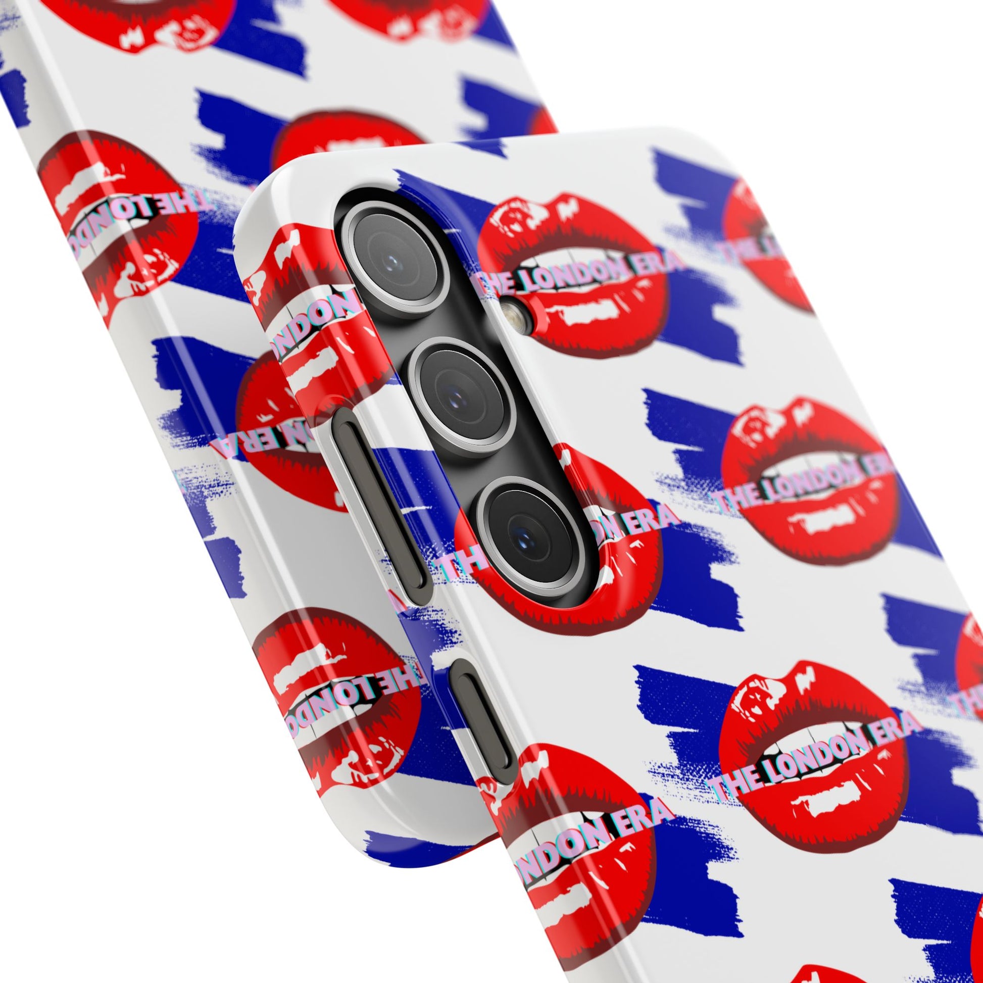 "The London Era" Mobile Snap Case - White