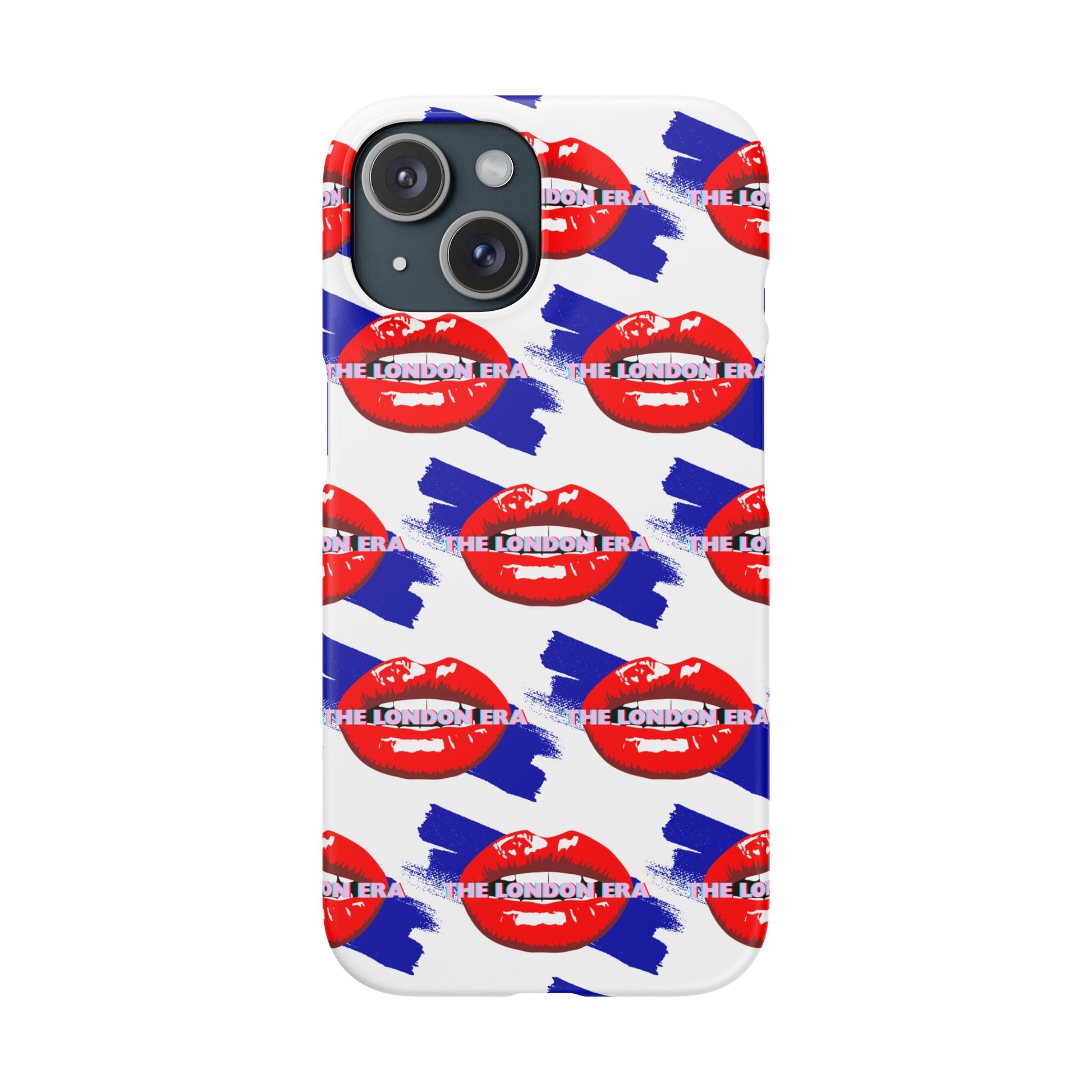 "The London Era" Mobile Snap Case - White