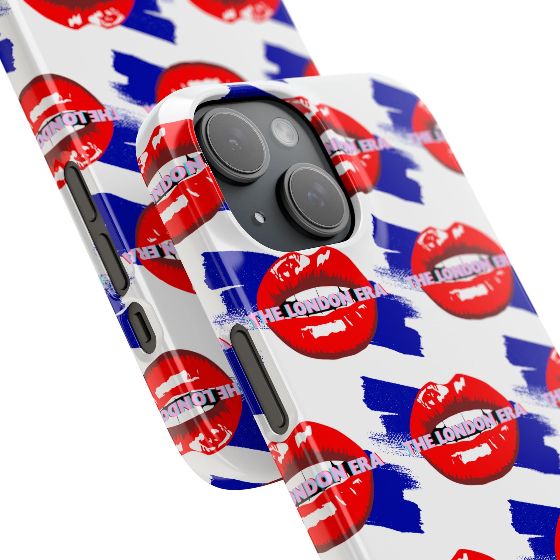 "The London Era" Mobile Snap Case - White