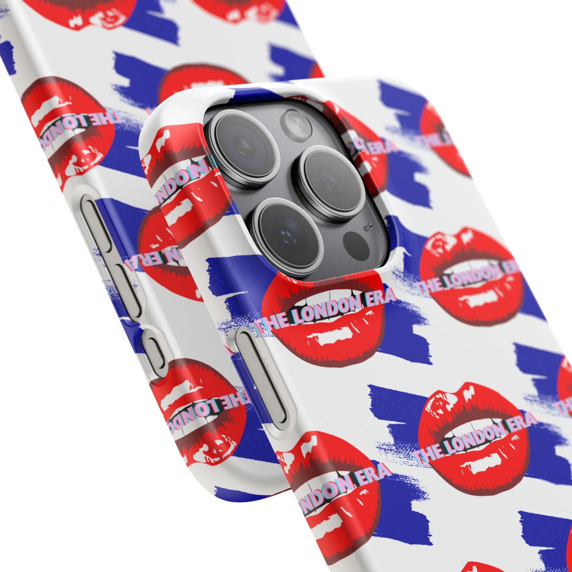 "The London Era" Mobile Snap Case - White