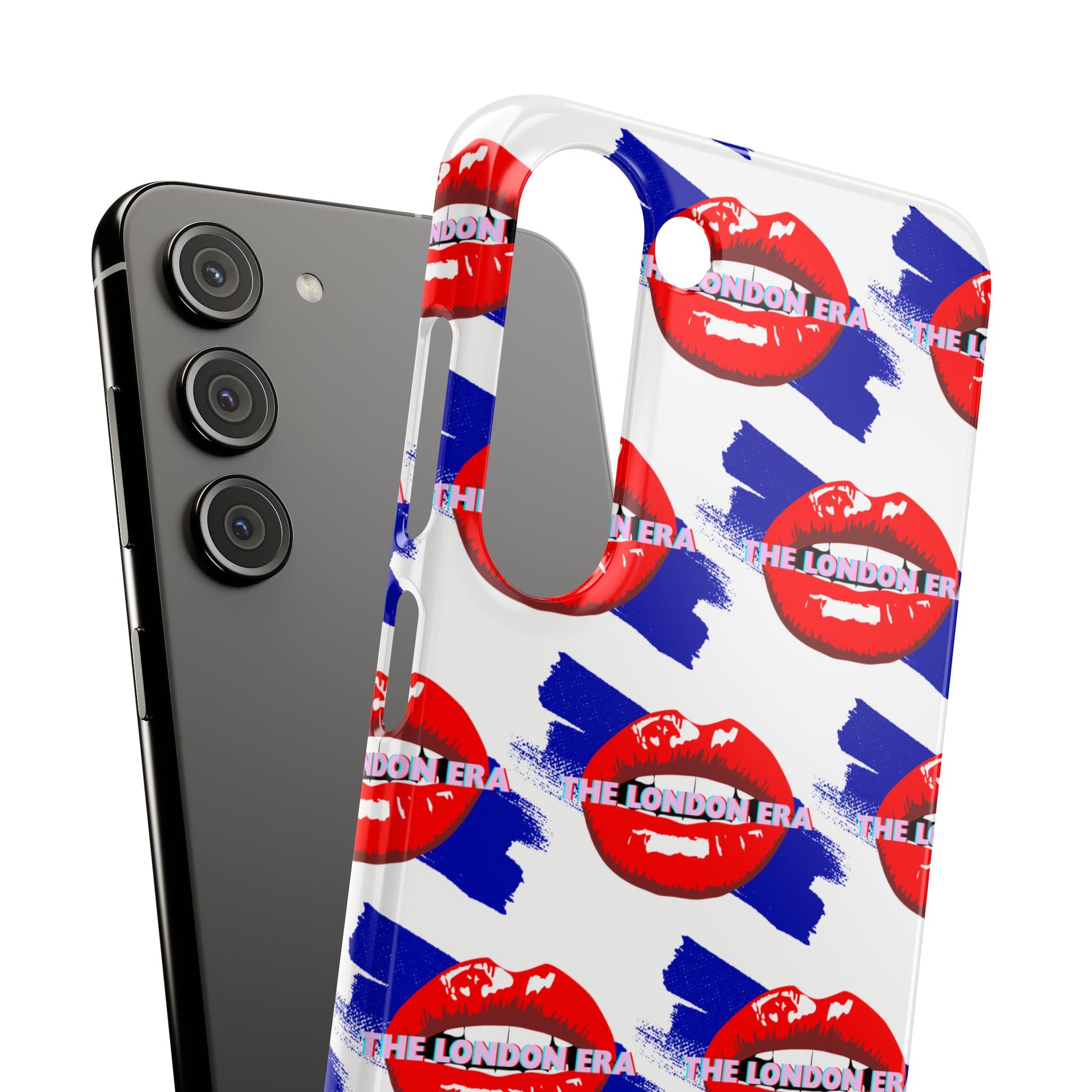 "The London Era" Mobile Snap Case - White