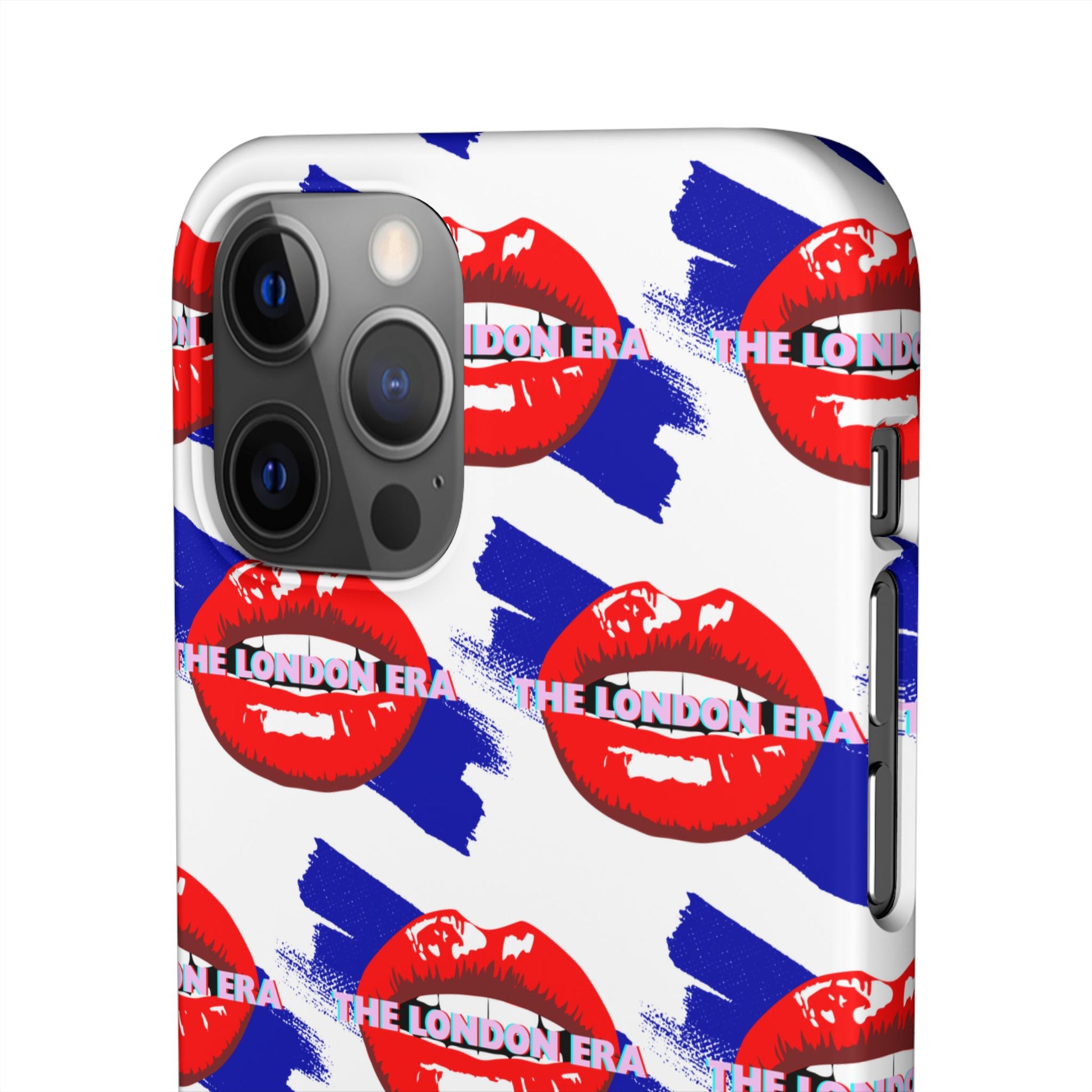 "The London Era" Mobile Snap Case - White