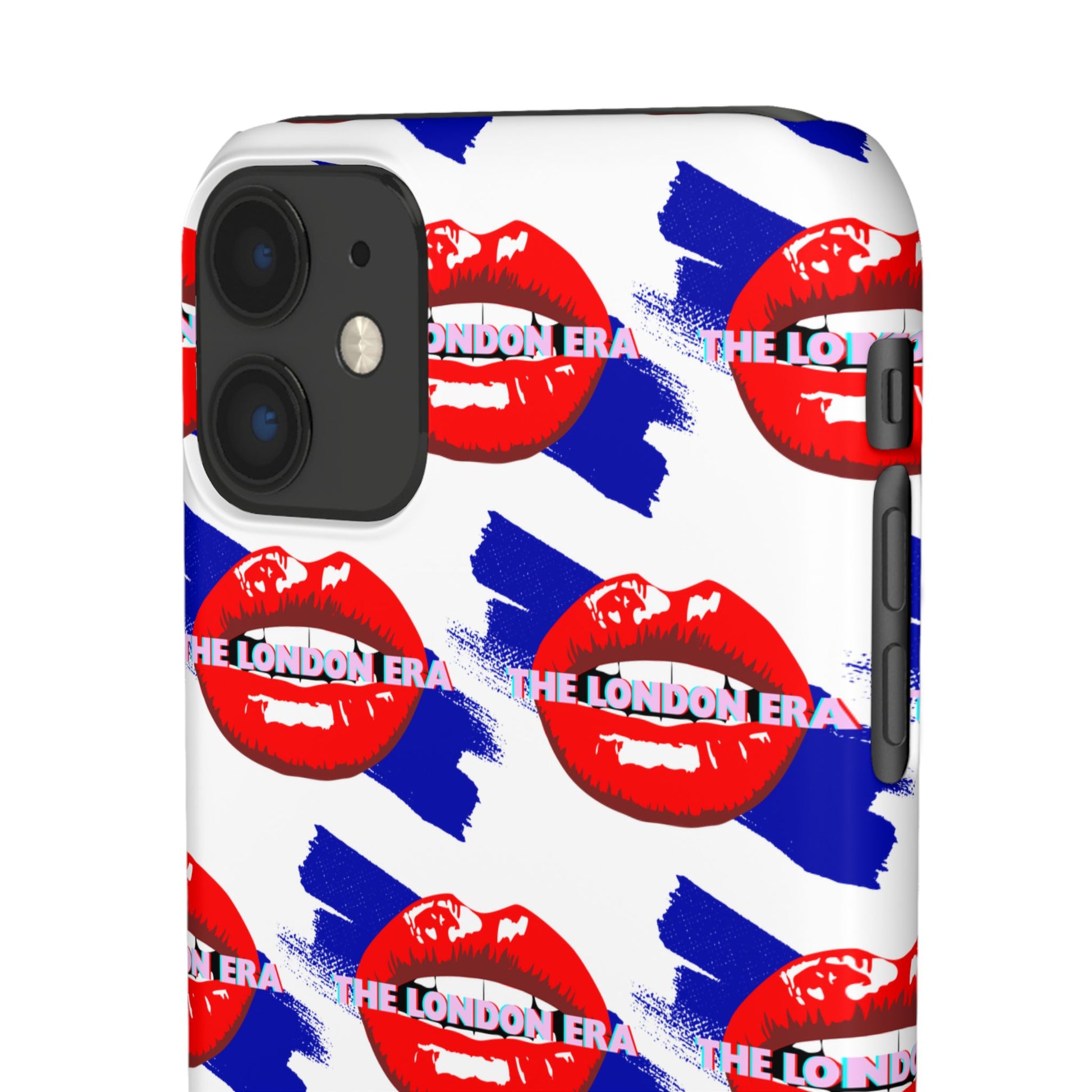 "The London Era" Mobile Snap Case - White