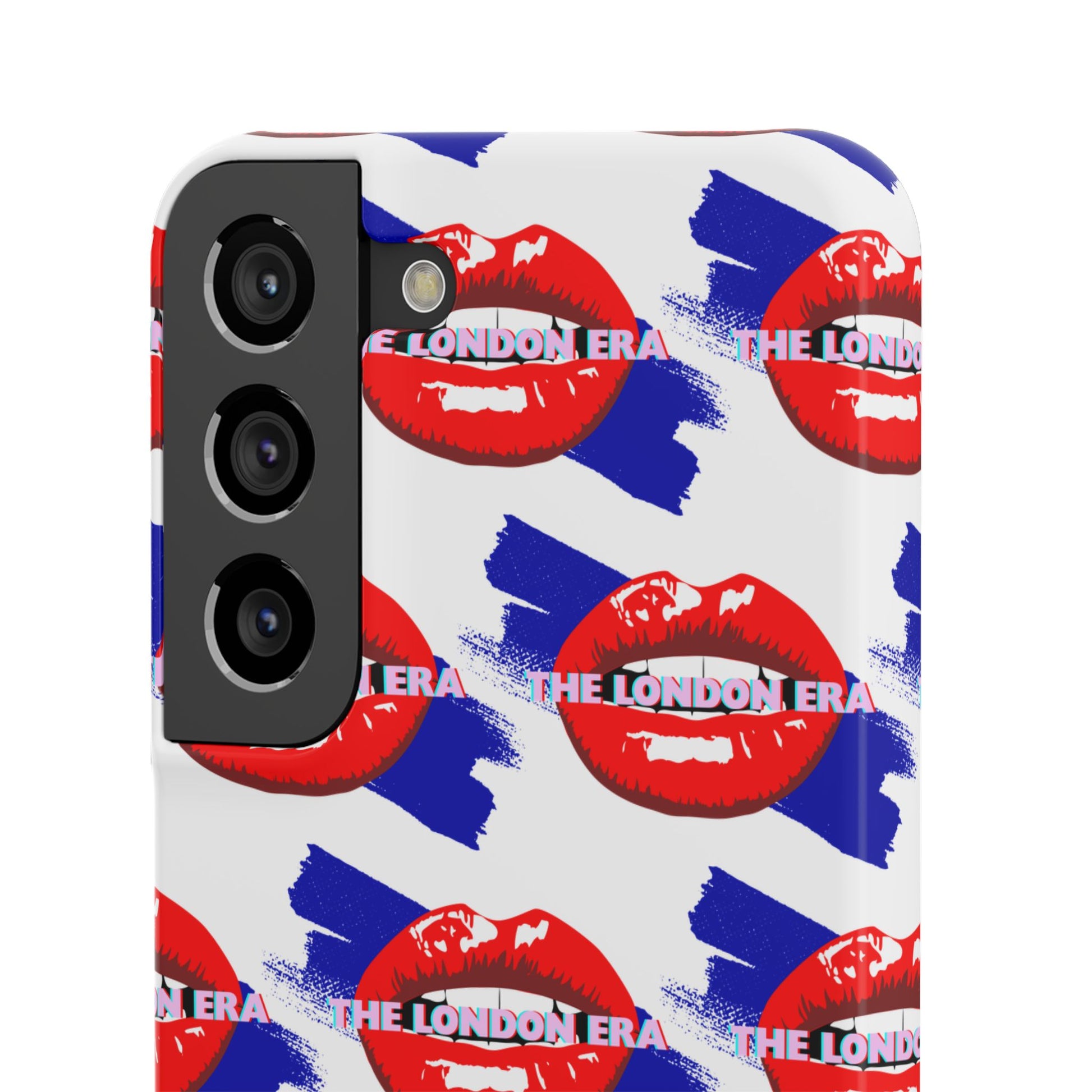 "The London Era" Mobile Snap Case - White