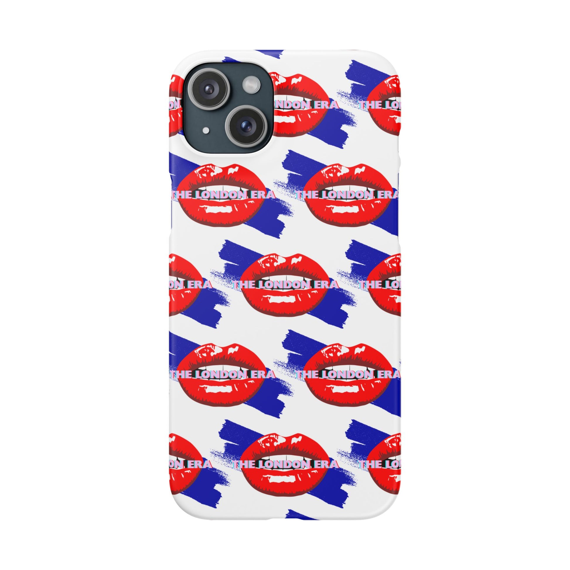 "The London Era" Mobile Snap Case - White